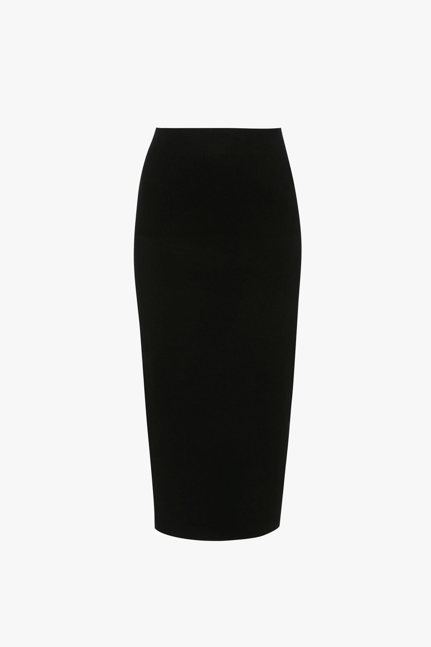 A VB Body Fitted Midi Skirt in Black from Victoria Beckham.