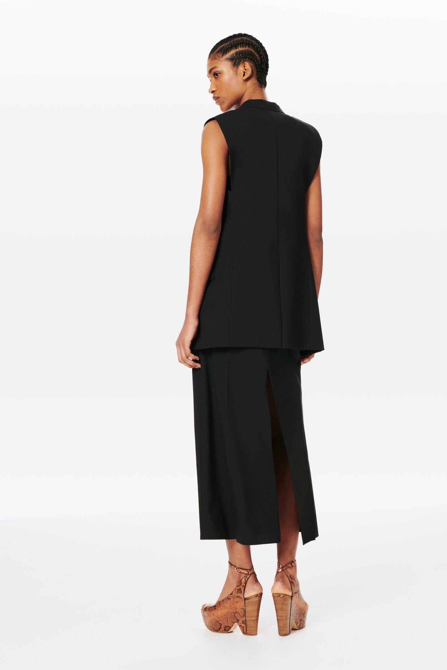 Tailored Gilet in Black