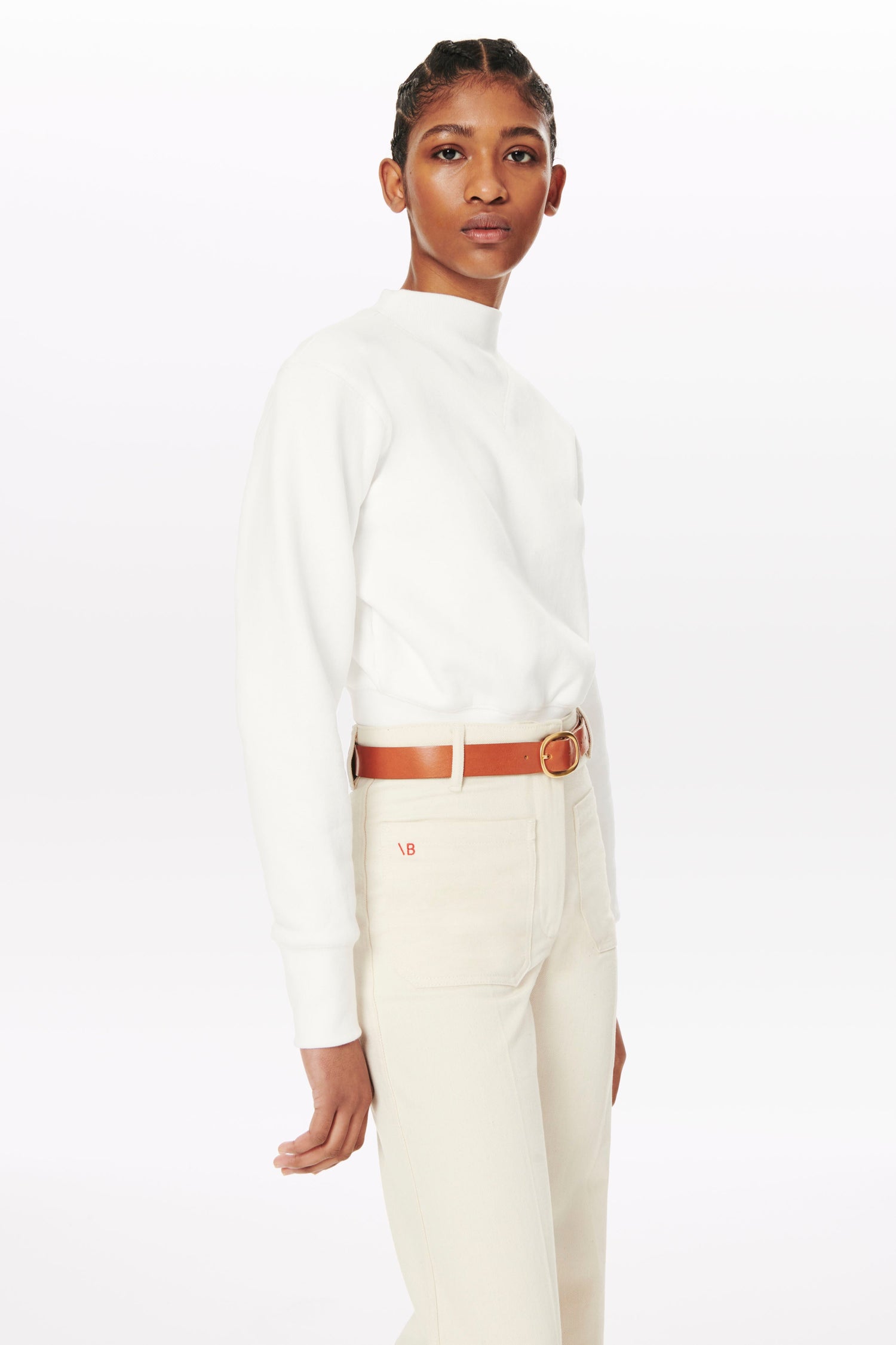 Sweatshirt in White