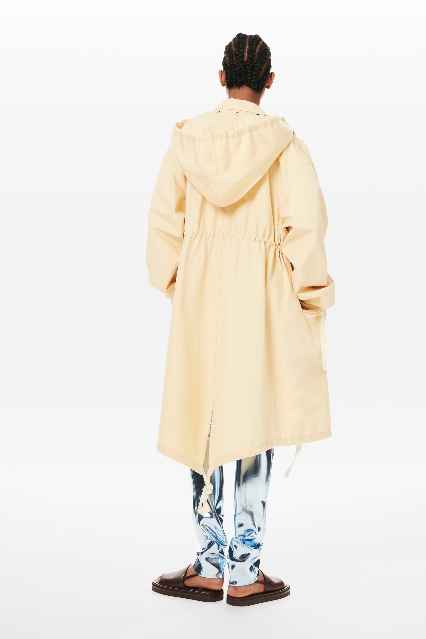 Parachute Parka Coat in Butter