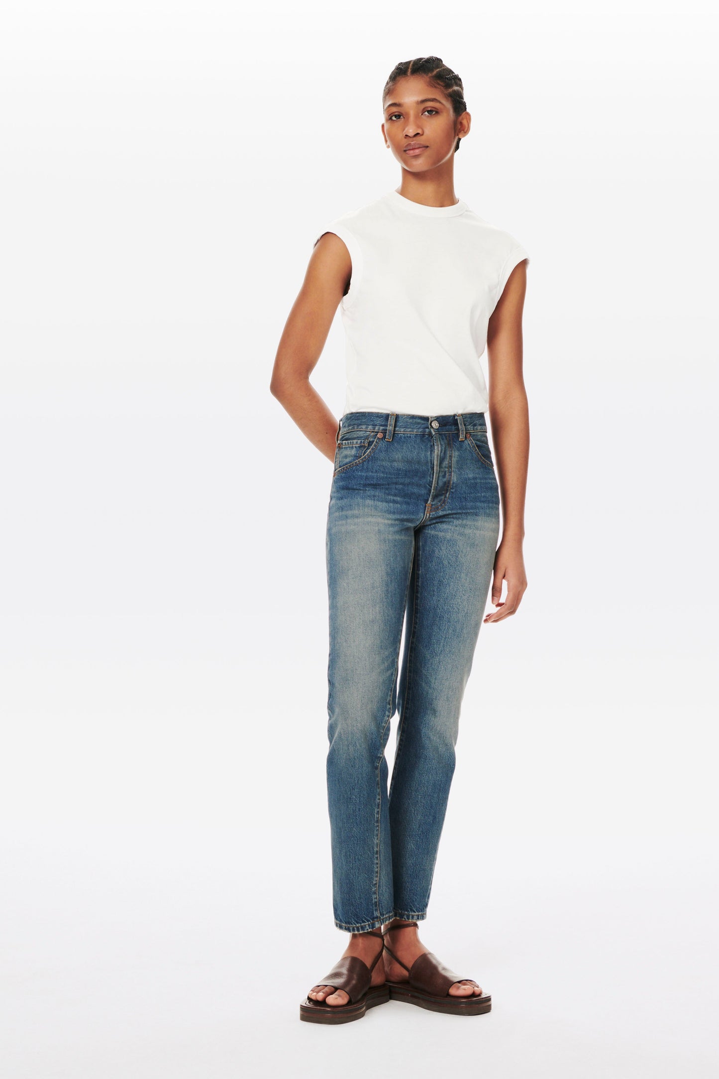 Cocoon T-shirt in White