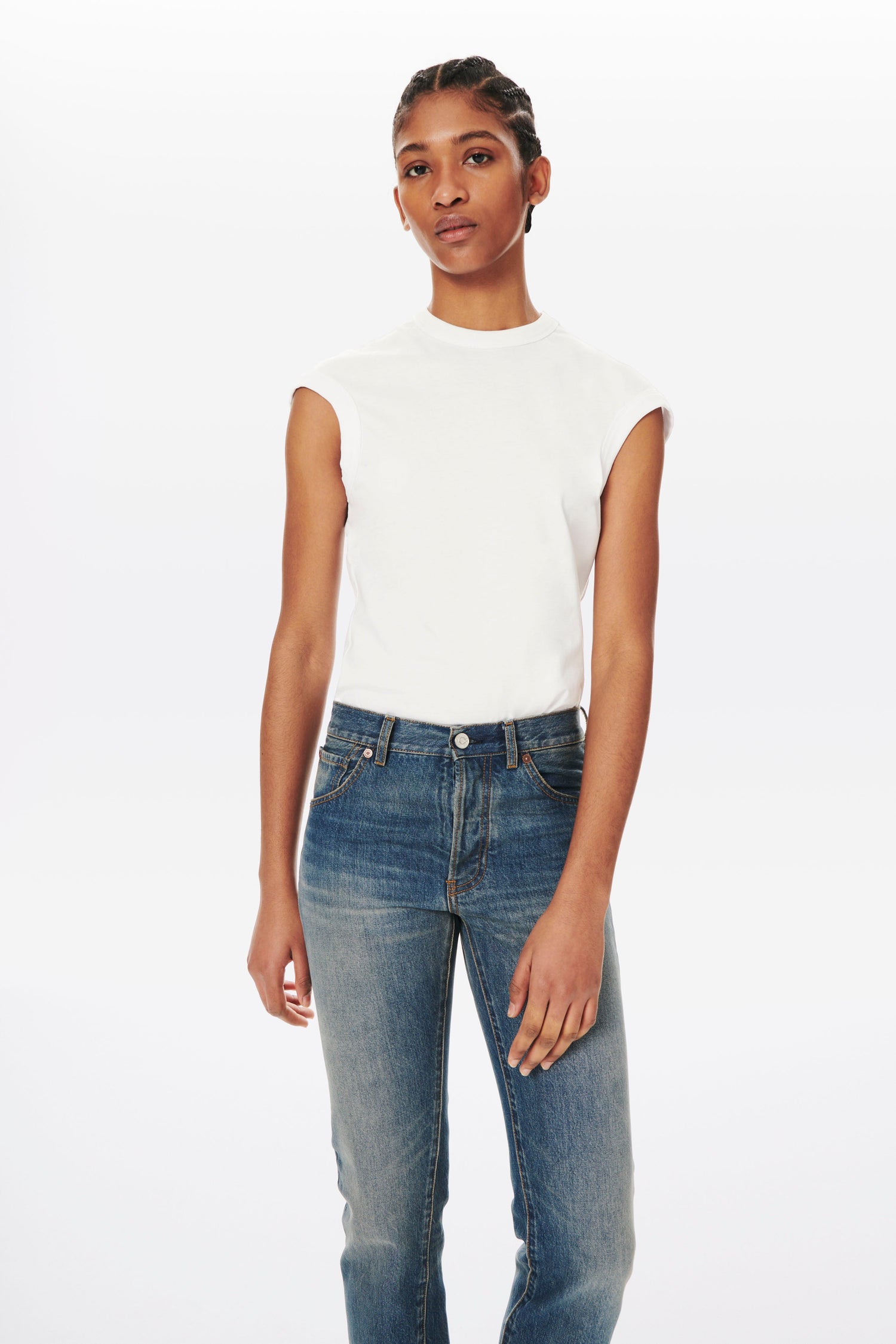 Cocoon T-shirt in White