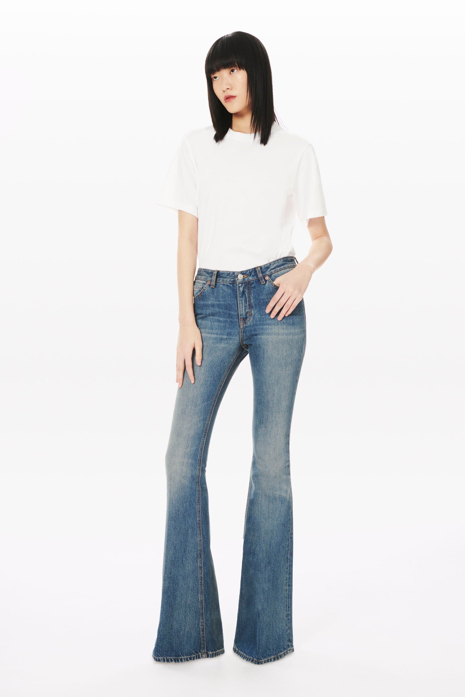 Anita Jean in Steel Blue Wash