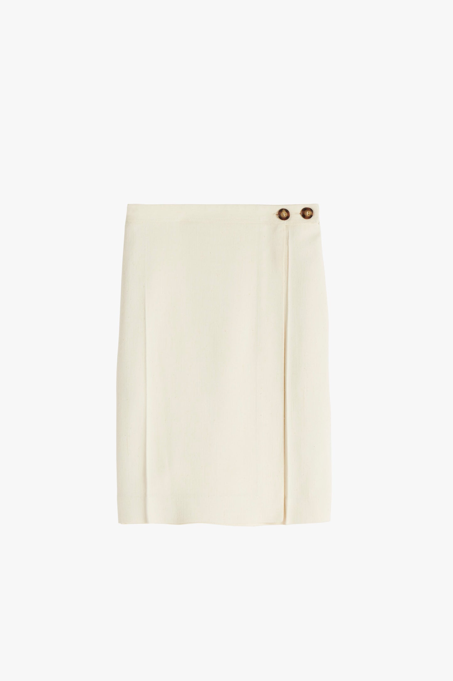 Wrap Skirt in Off White