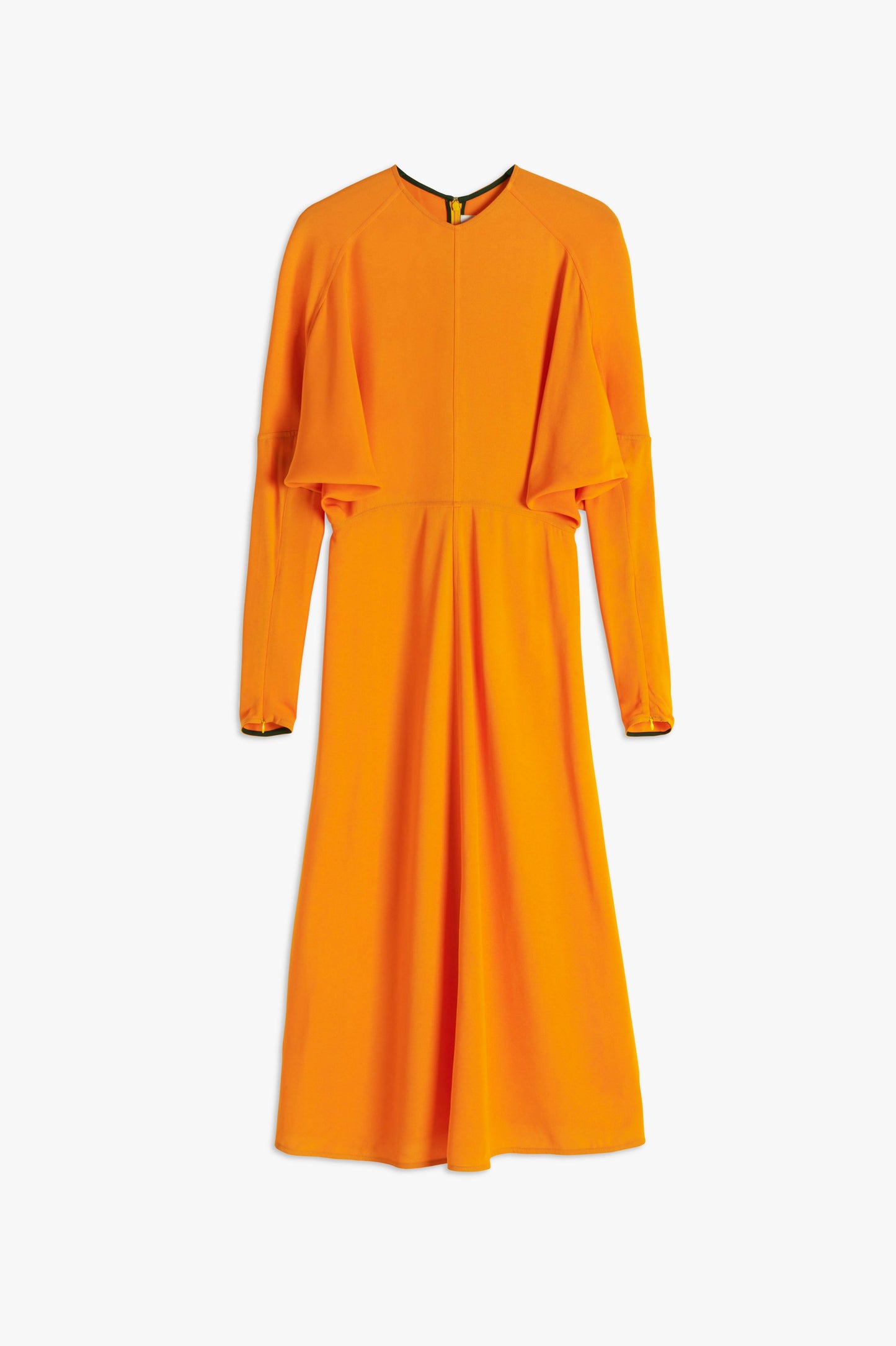 Dolman Sleeve Midi Dress in Burnt Orange