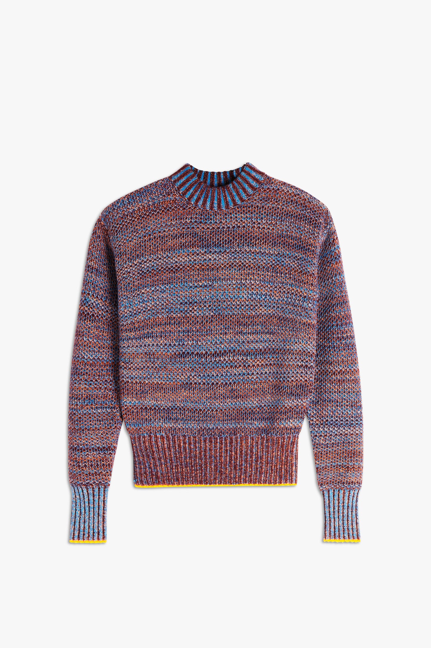 Crew Neck Jumper in Bordeaux
