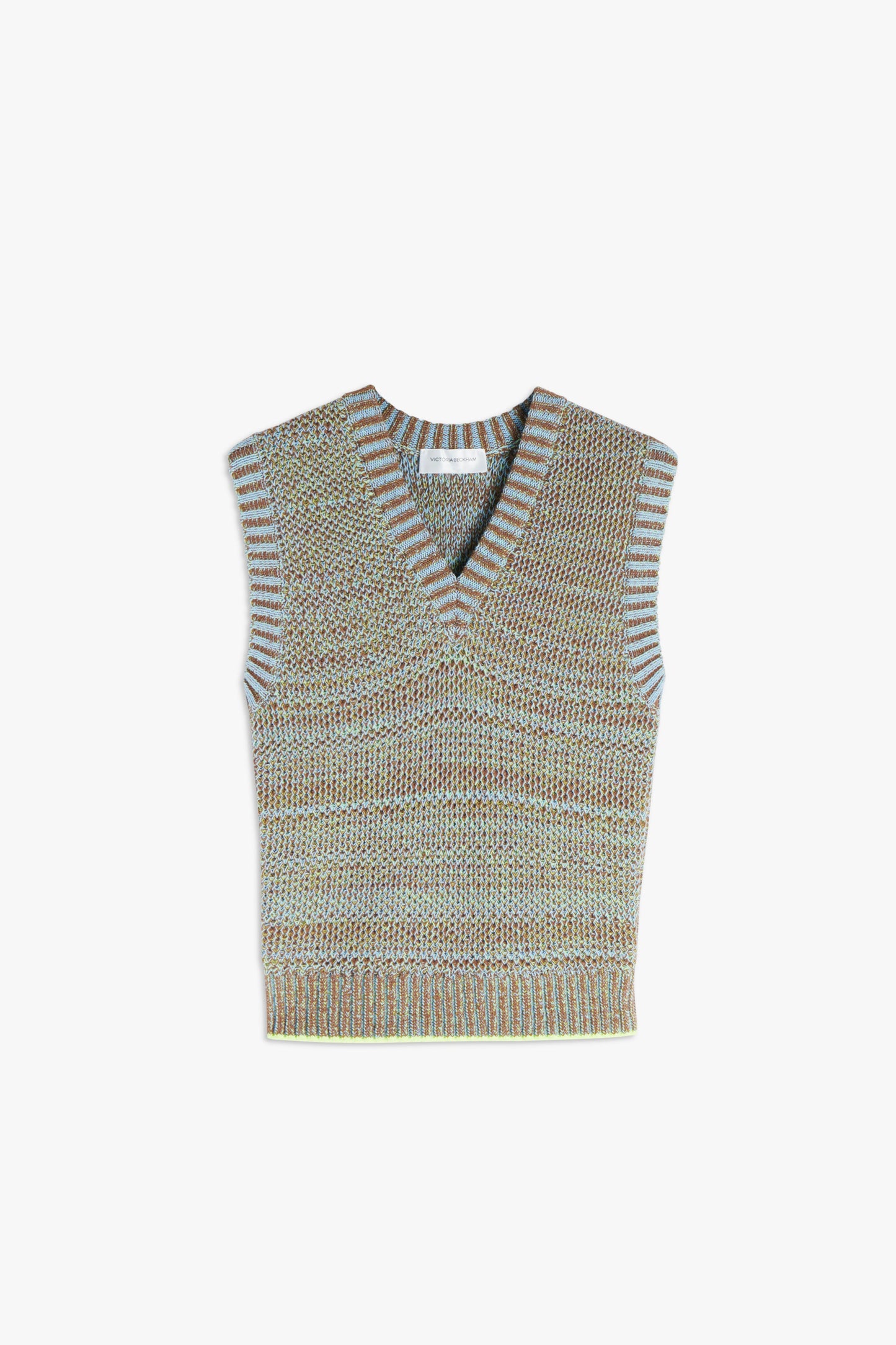 V-Neck Tabard Top in Sky Blue