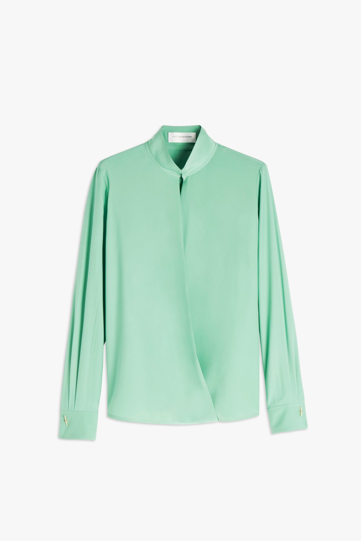 Drape Front Blouse in Spearmint