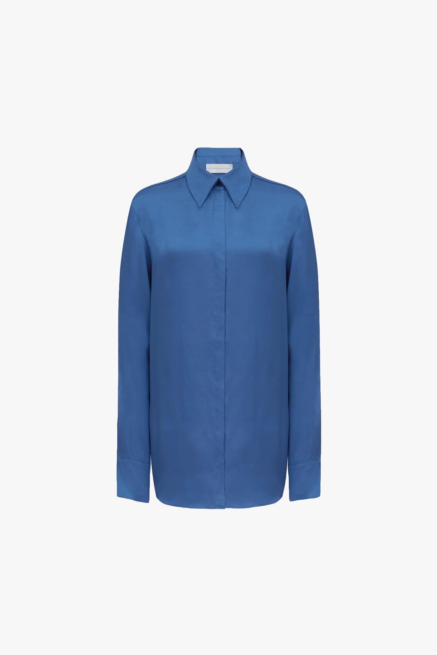 Split Sleeve Shirt in Blue