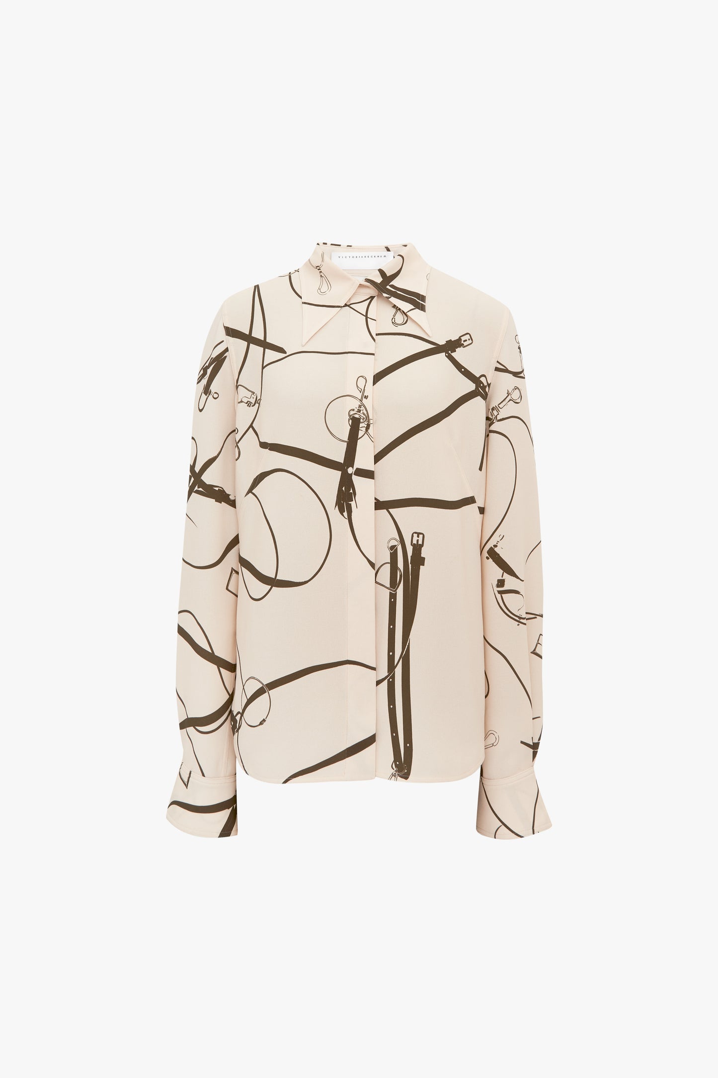 Fitted Shirt in Khaki