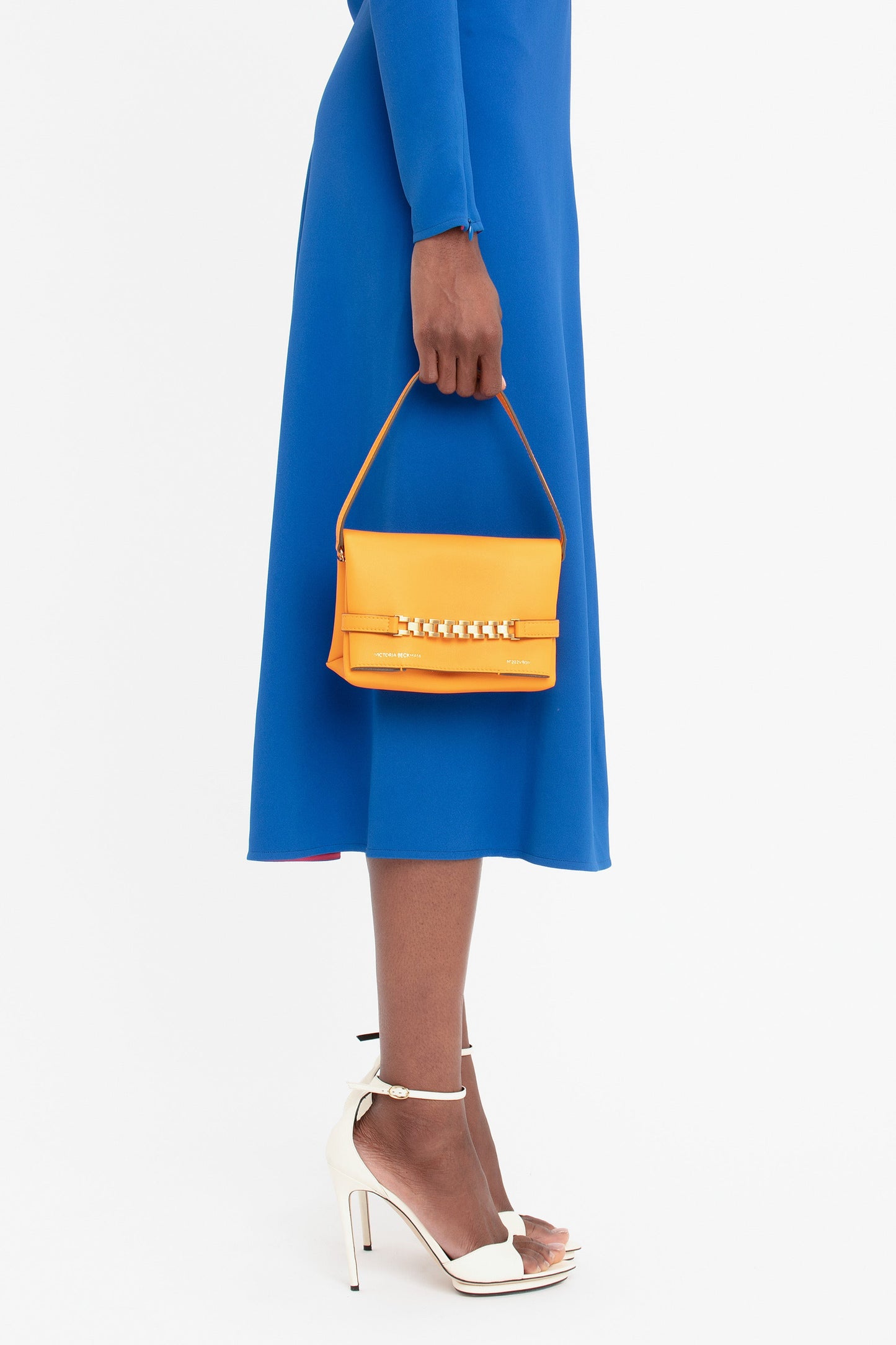 Dolman Midi Dress In Bright Blue