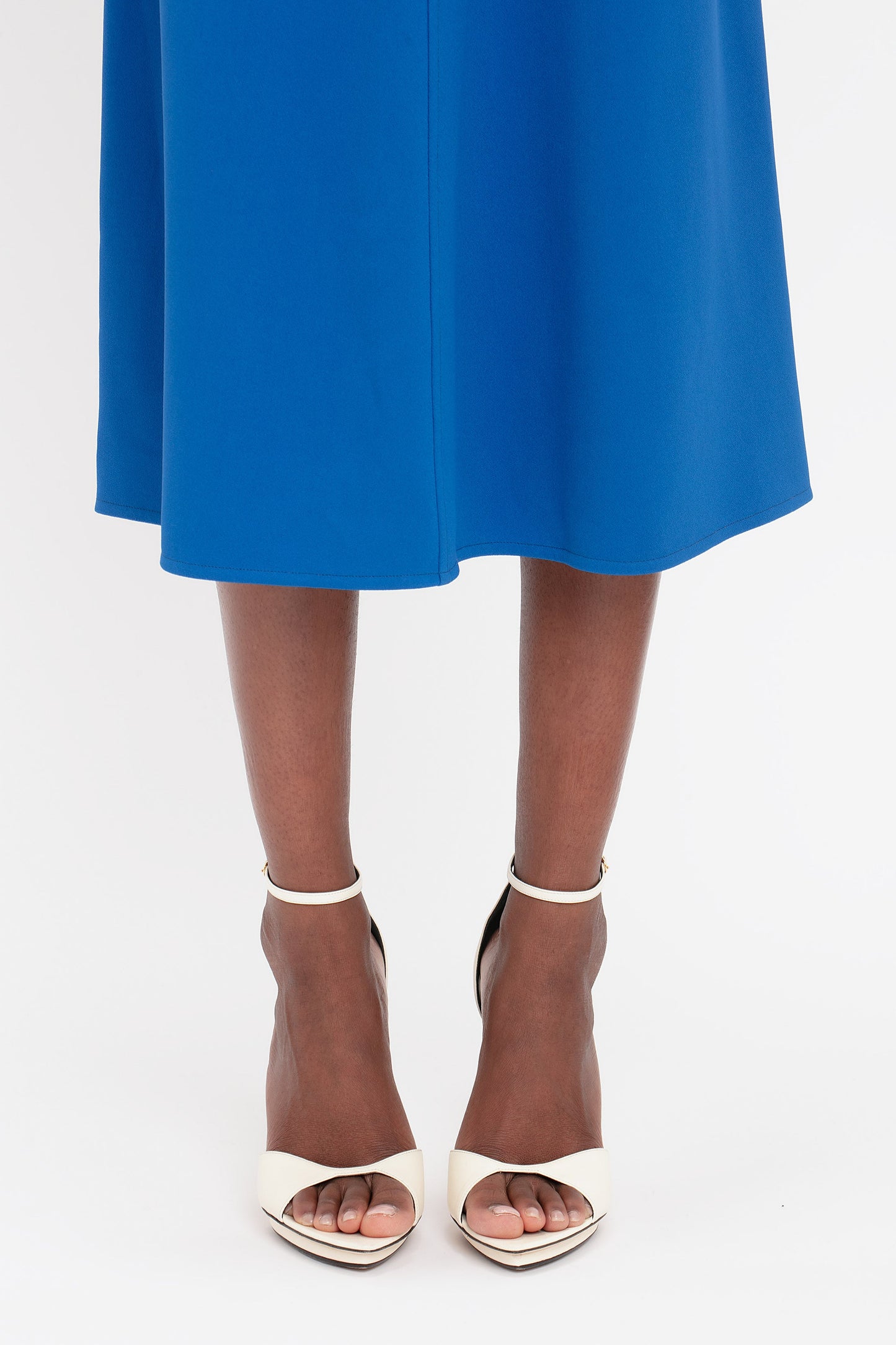 Dolman Midi Dress In Bright Blue