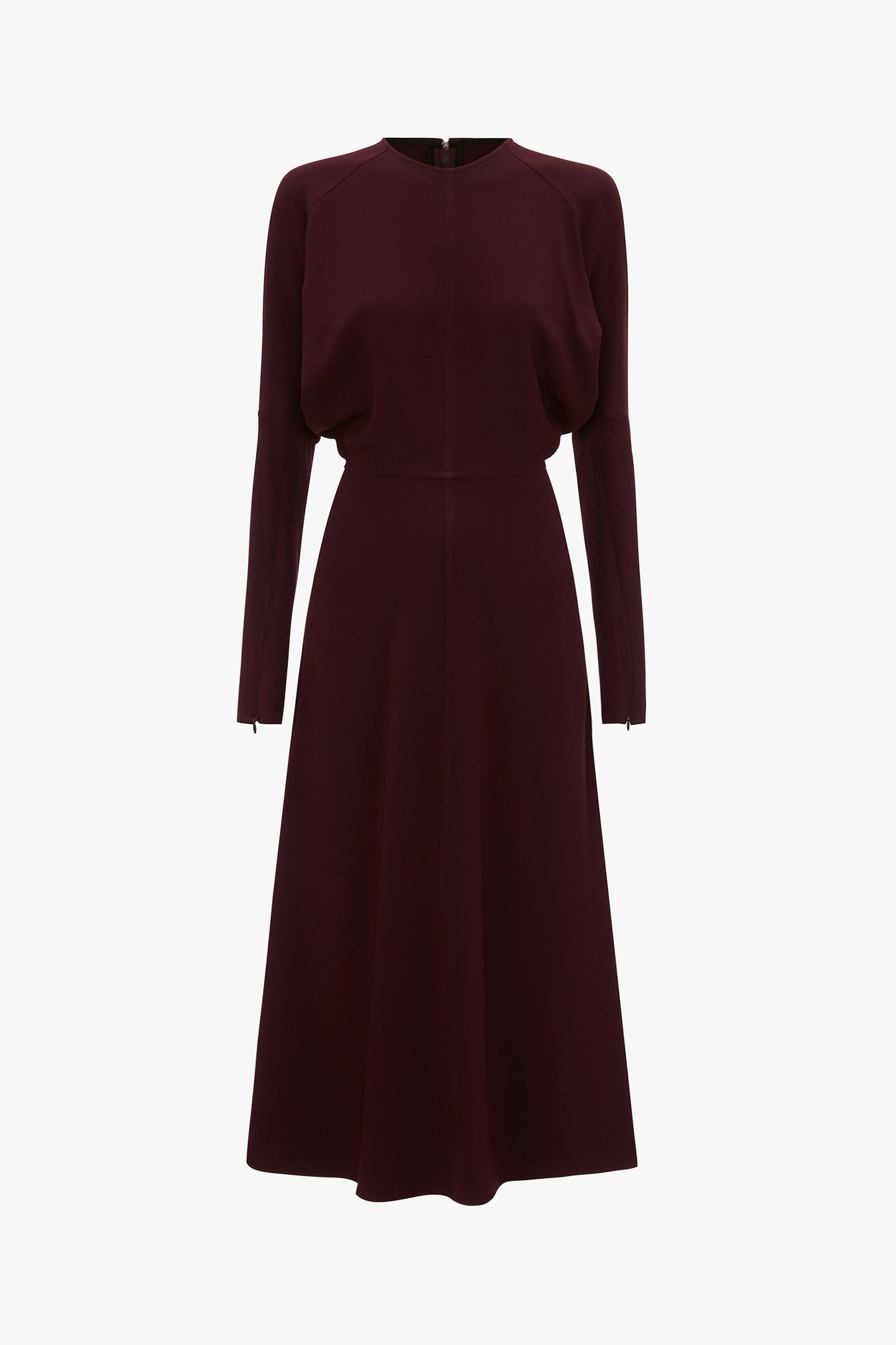 Dolman Midi Dress In Rosewood