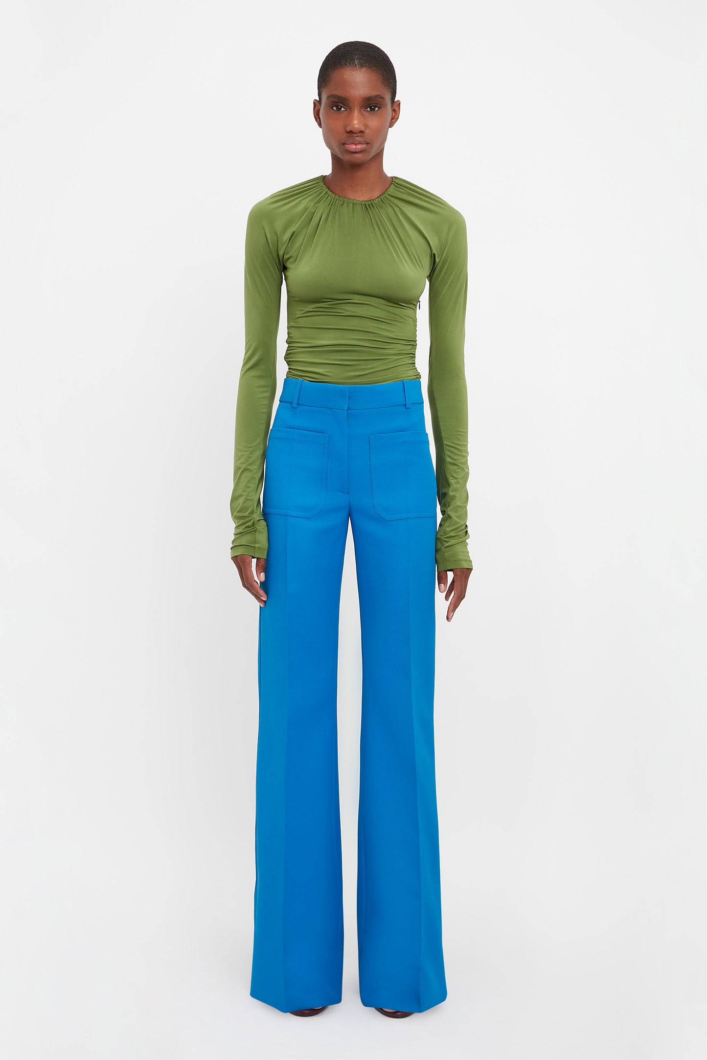 Alina Tailored Trouser In Sapphire Blue