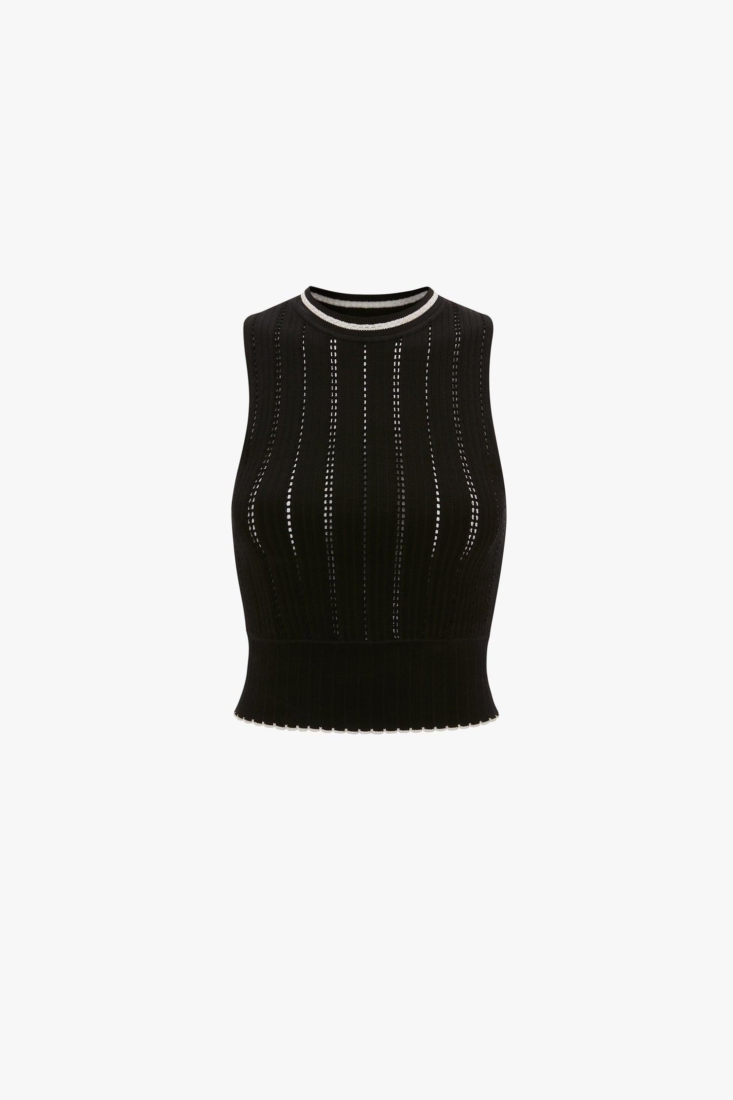 Sleeveless Top In Black