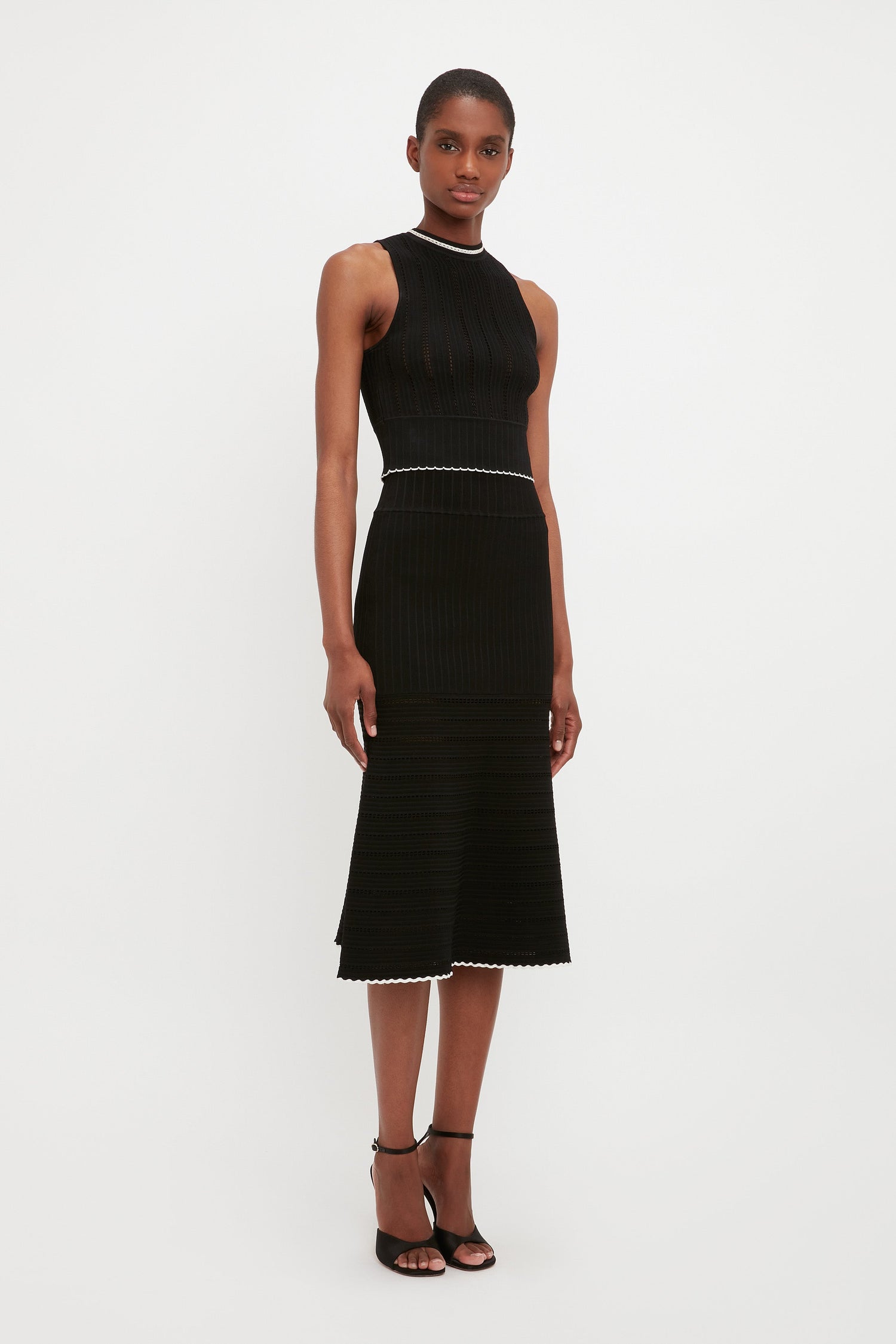 Sleeveless Top In Black