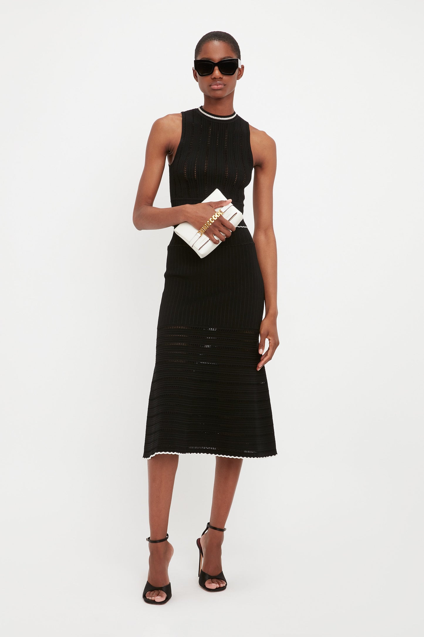 Sleeveless Top In Black