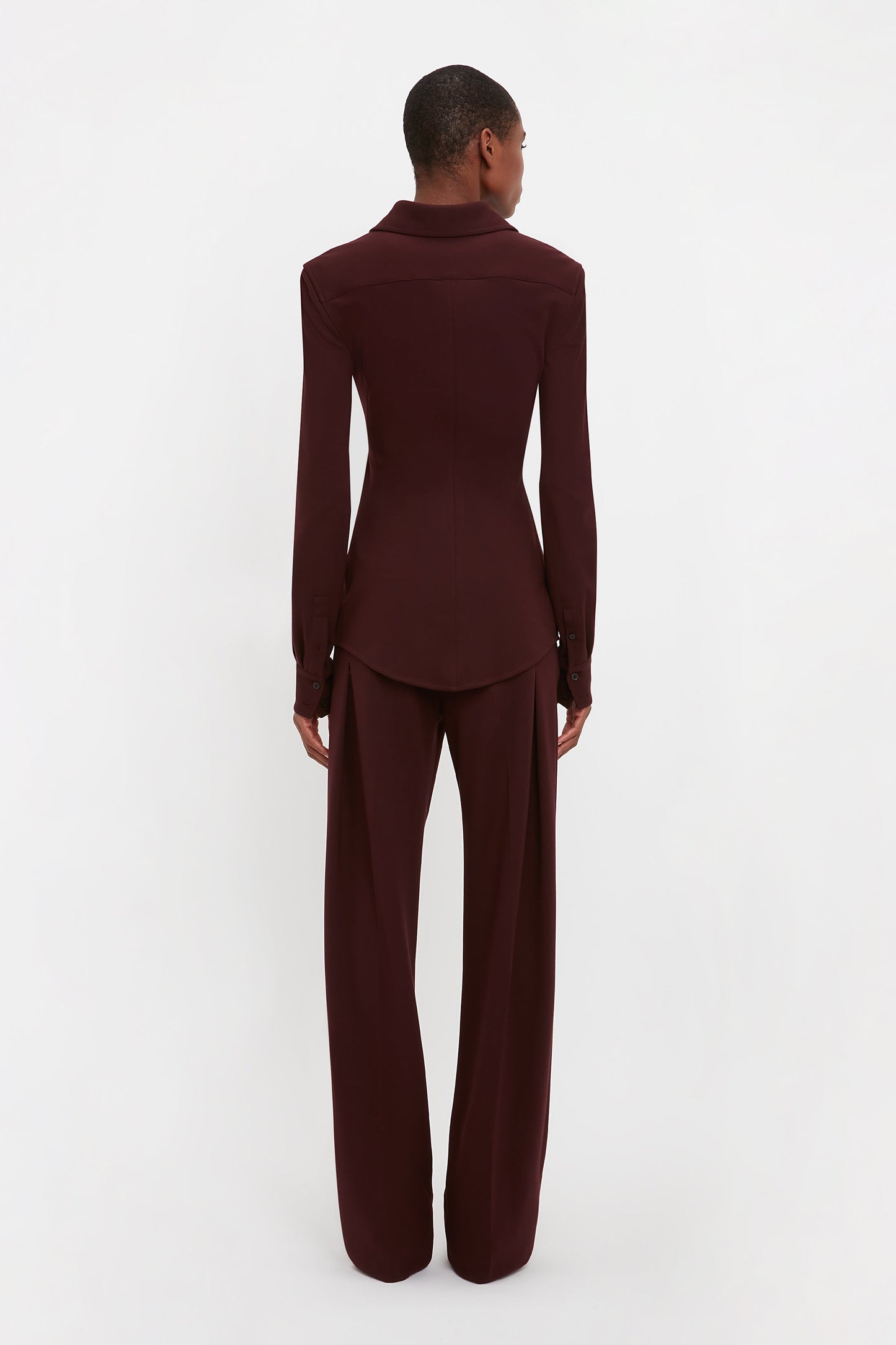 Slim Fit Shirt In Rosewood