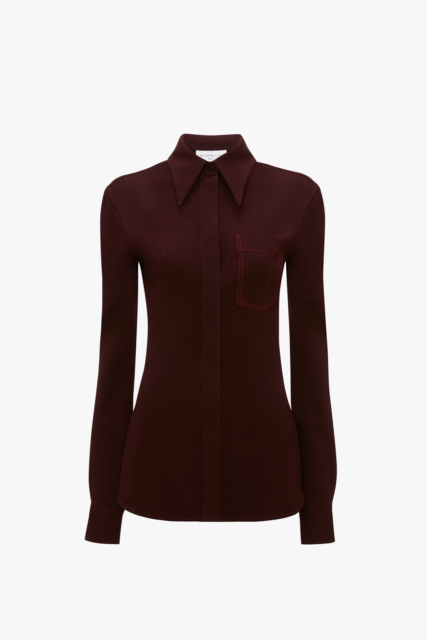Slim Fit Shirt In Rosewood