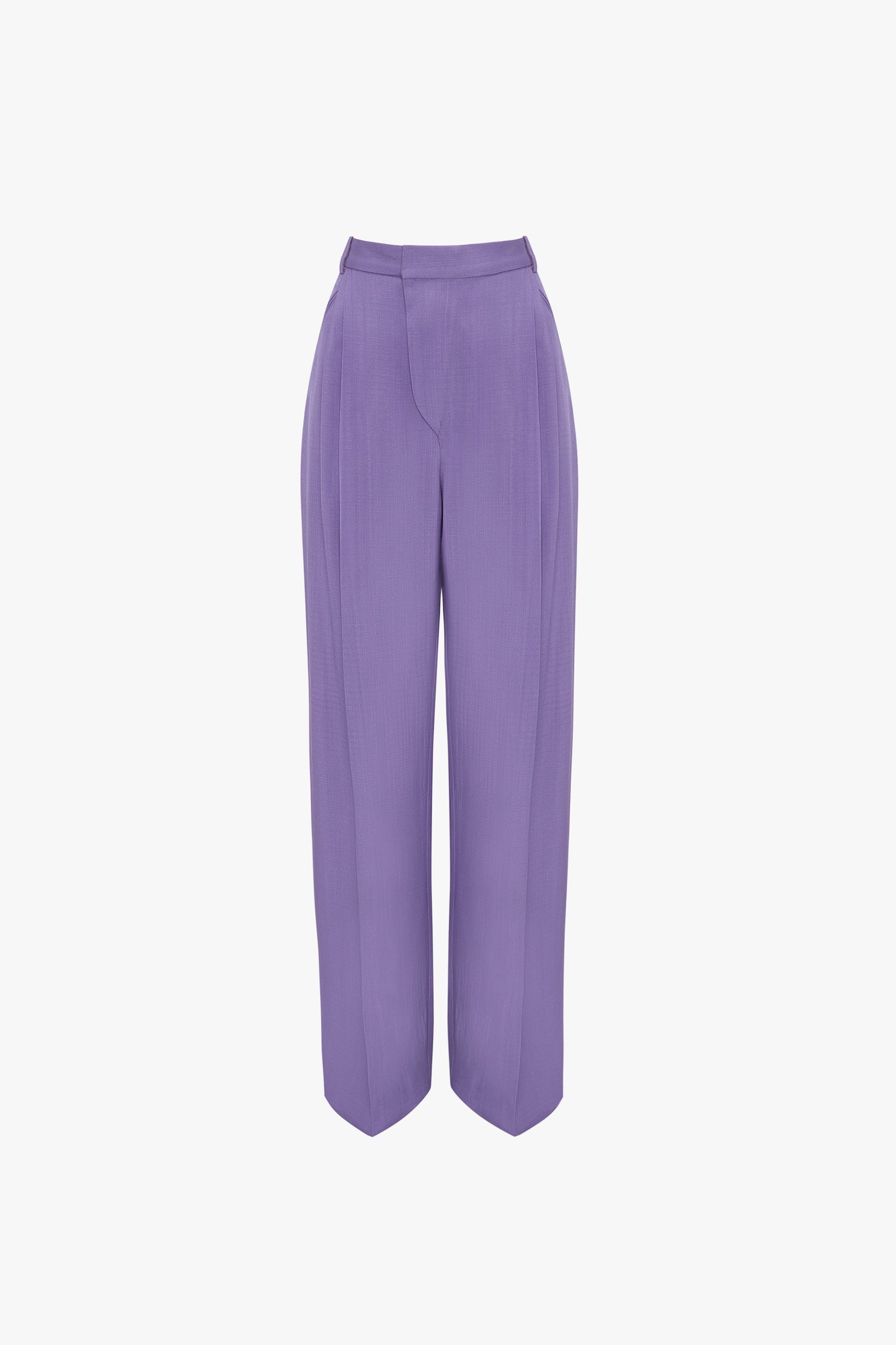 Wide Leg Trouser In Violet
