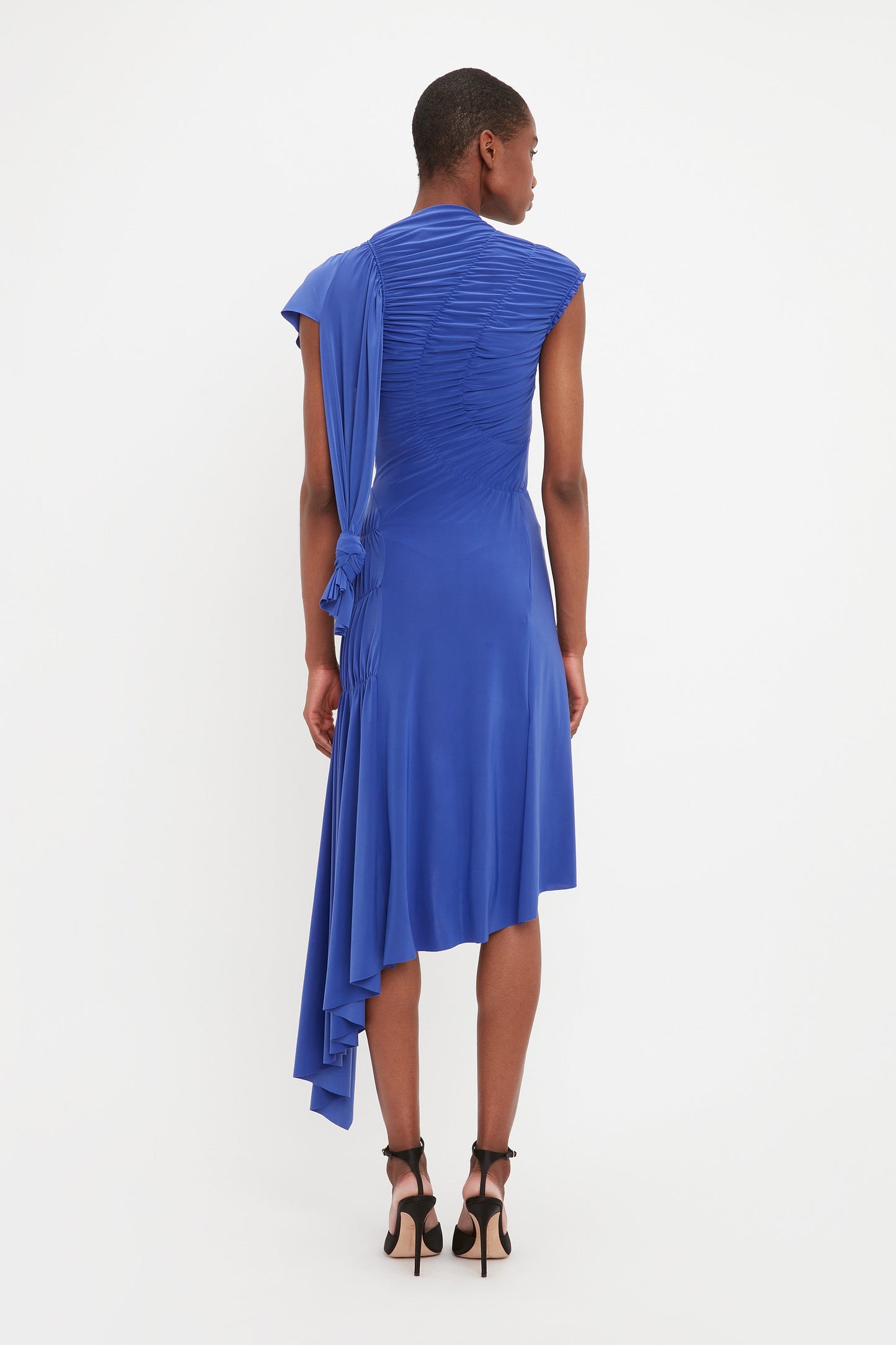 Wrap Dress In Iris Blue