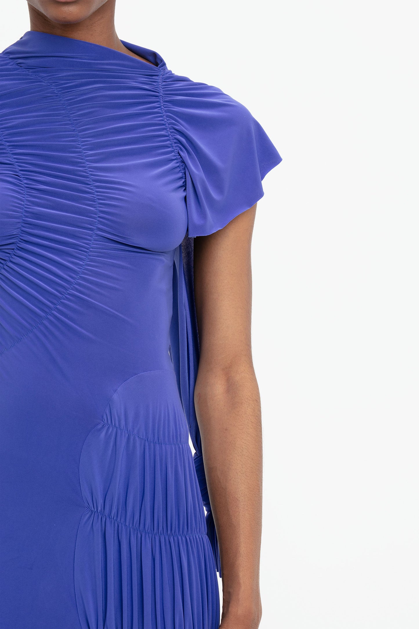 Wrap Dress In Iris Blue