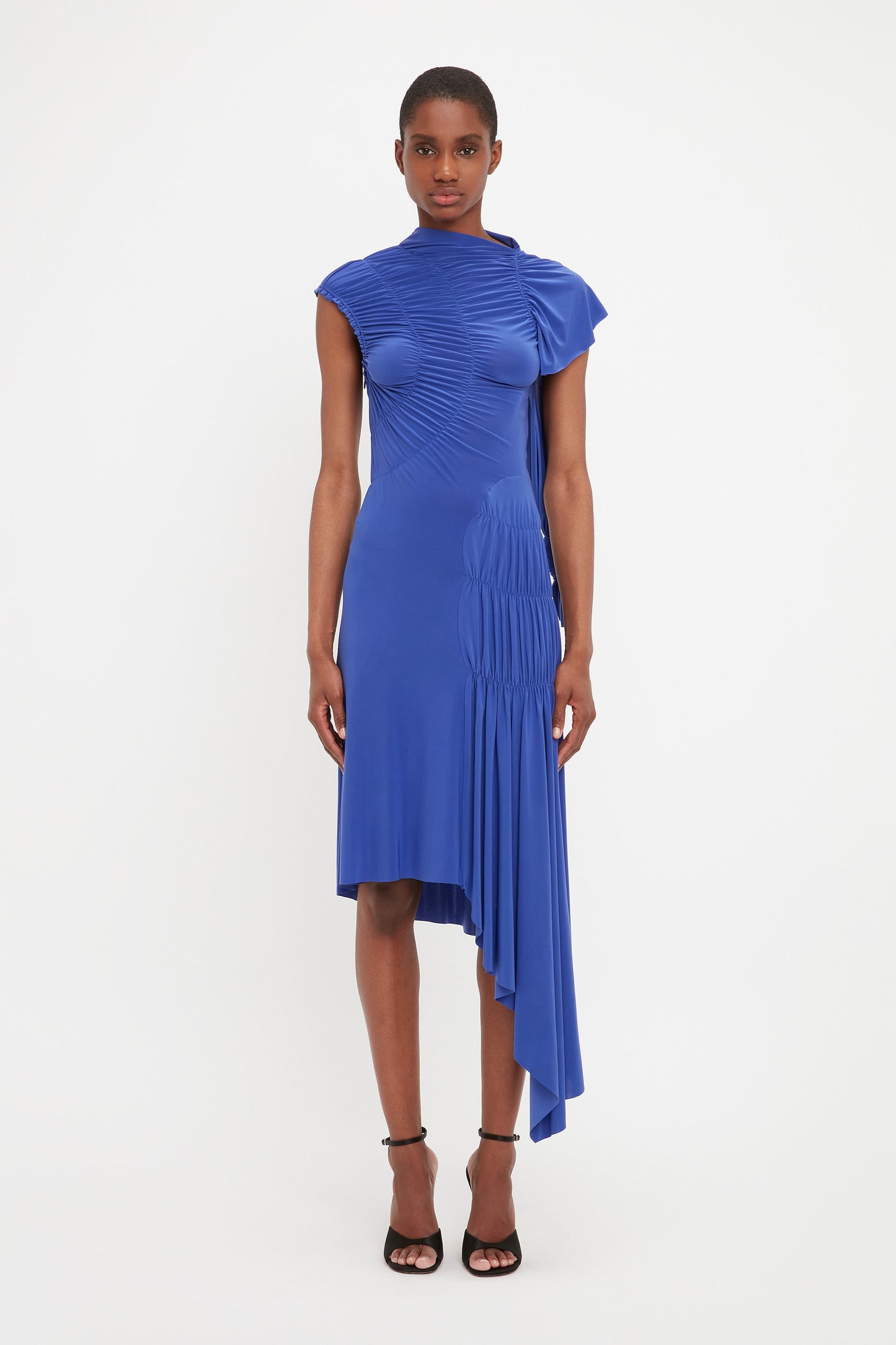 Wrap Dress In Iris Blue