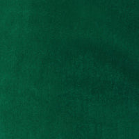 High-Waisted Wide-Leg Velvet Trousers in Emerald Green