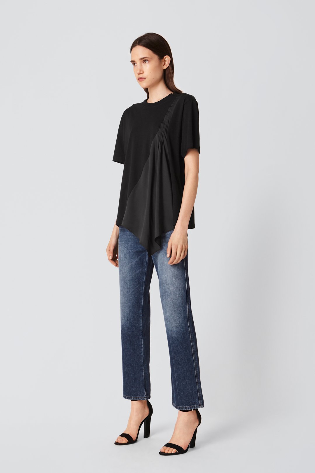 Pleat Panel T-Shirt