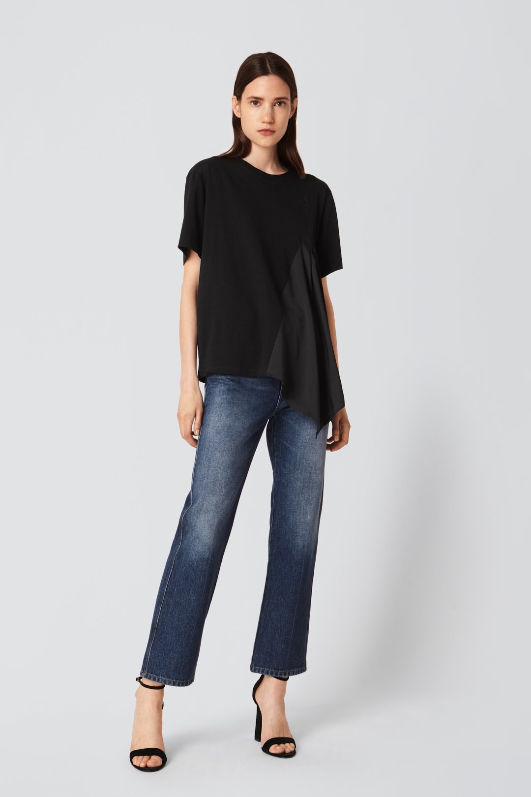 Pleat Panel T-Shirt