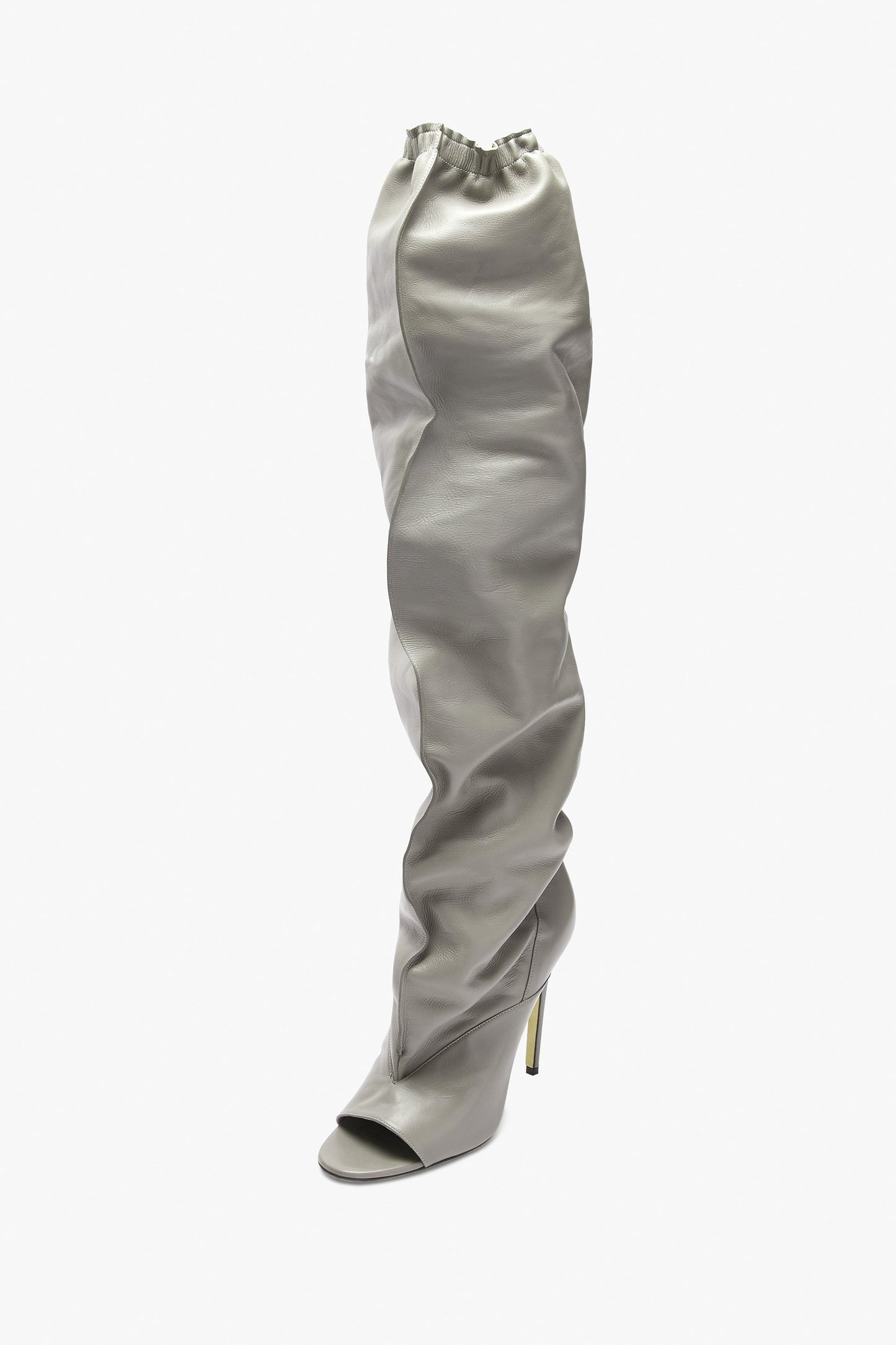 Quartz 115mm Knee High Boot With Bow