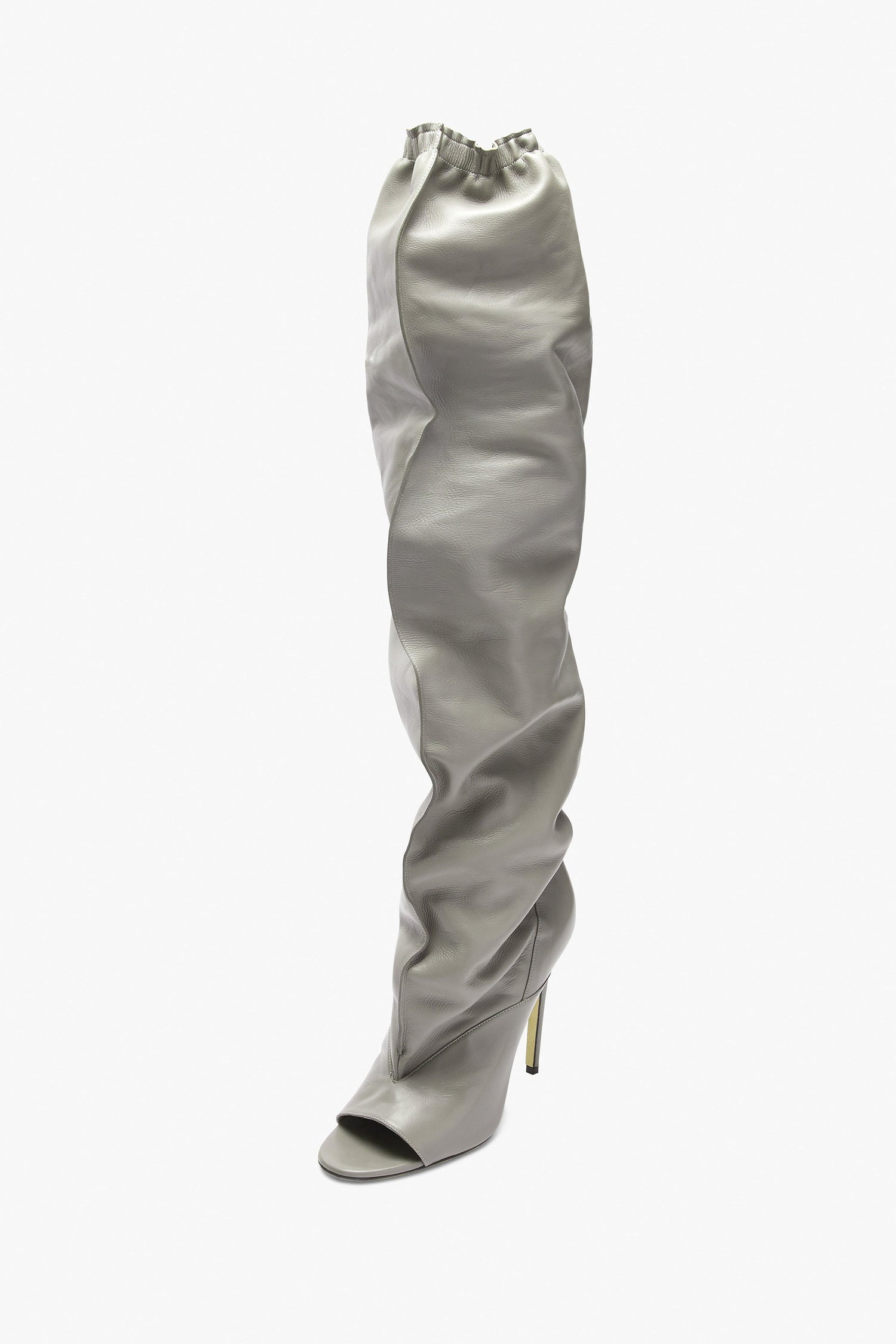 Quartz 115mm Knee High Boot With Bow