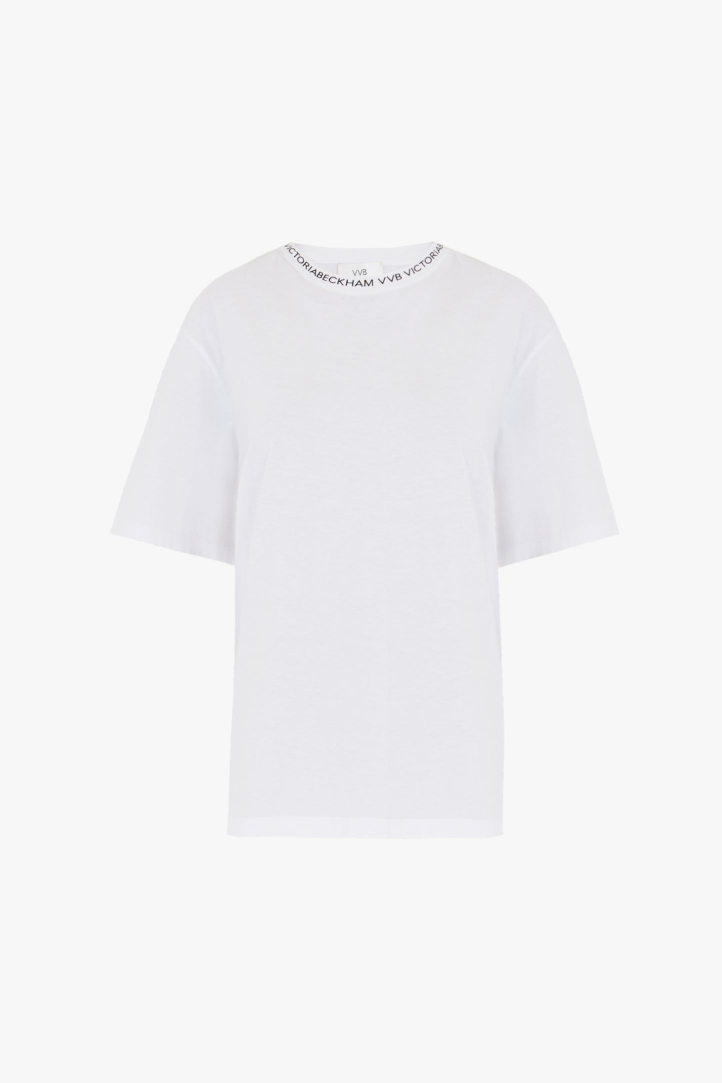 Logo Rib T-shirt in White