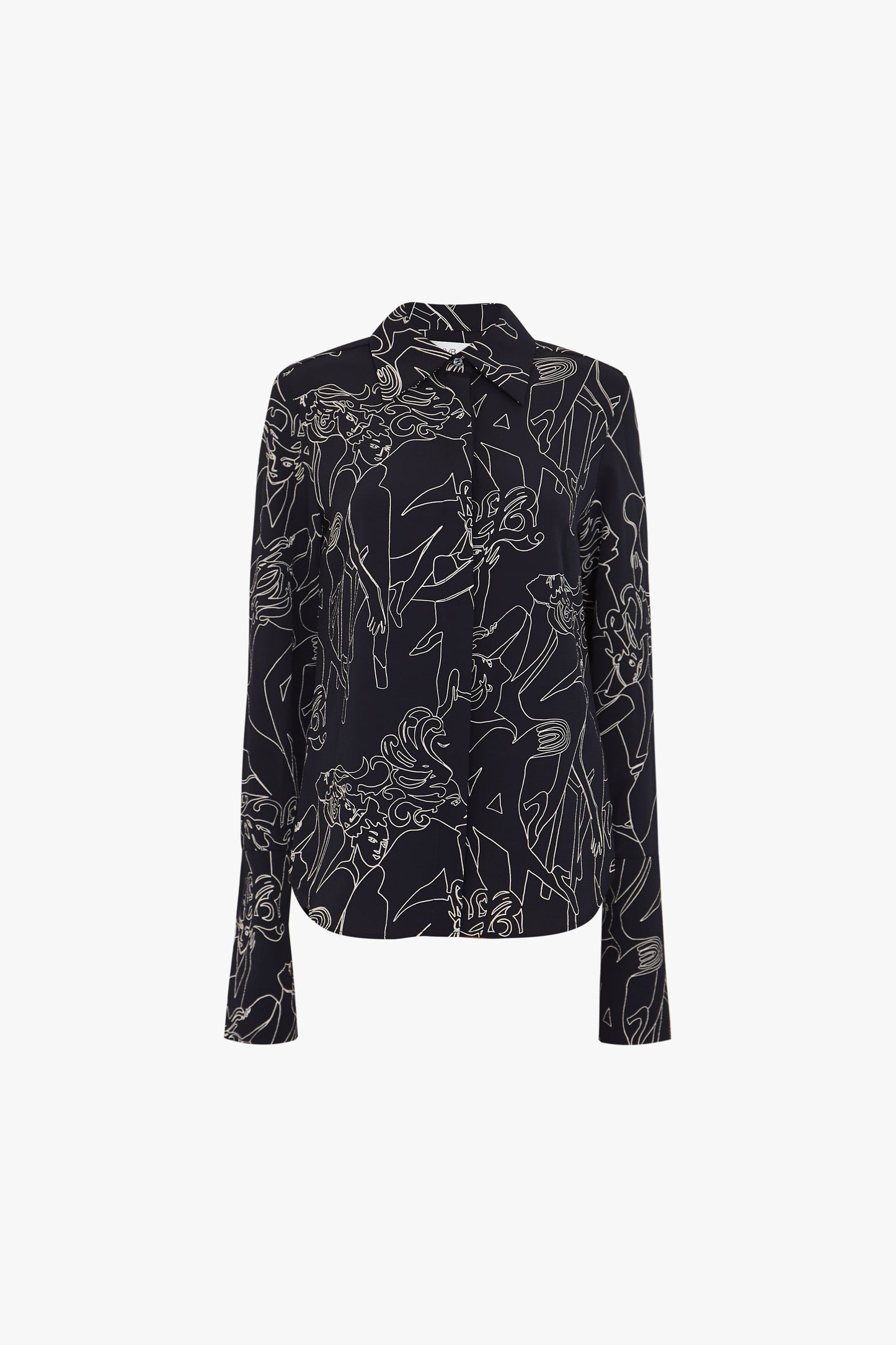 Slim-fit Shirt in Cabaret Print