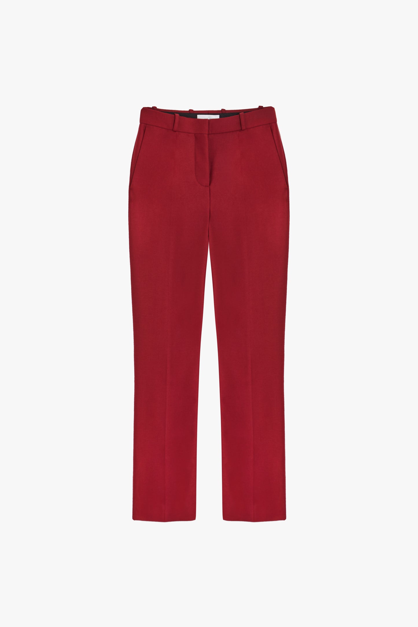 Drain Pipe Trousers in Mahogany Red
