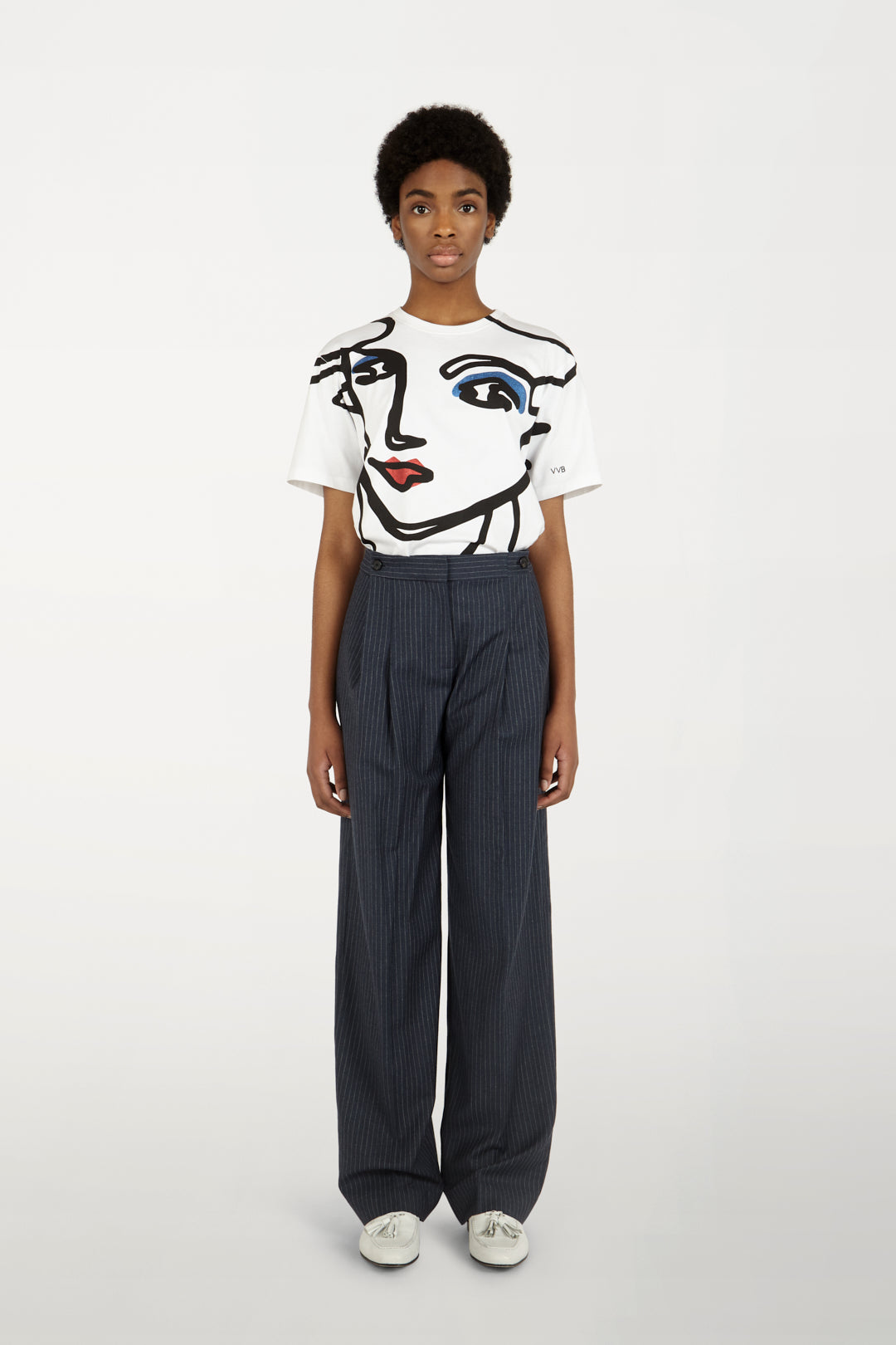 Beauty Face T-shirt in White