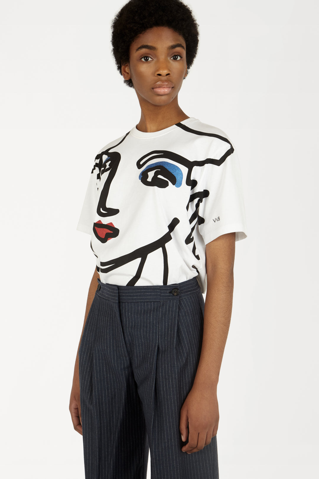 Beauty Face T-shirt in White