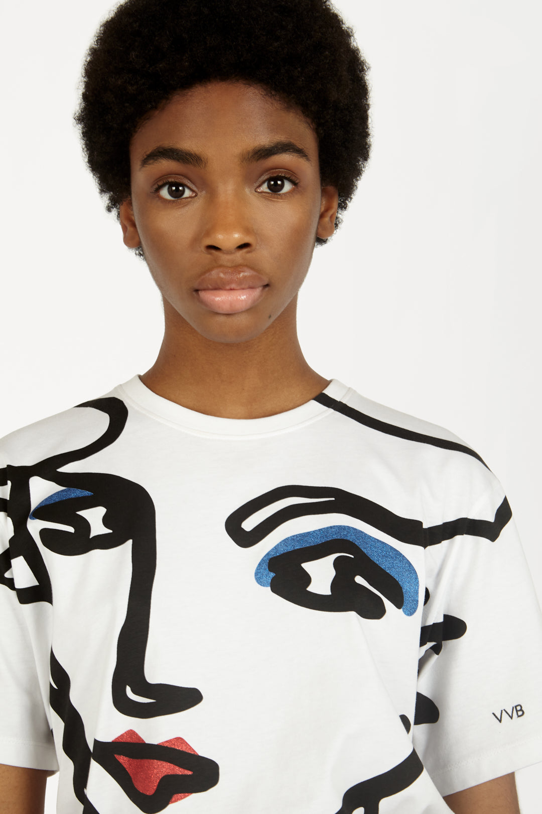 Beauty Face T-shirt in White