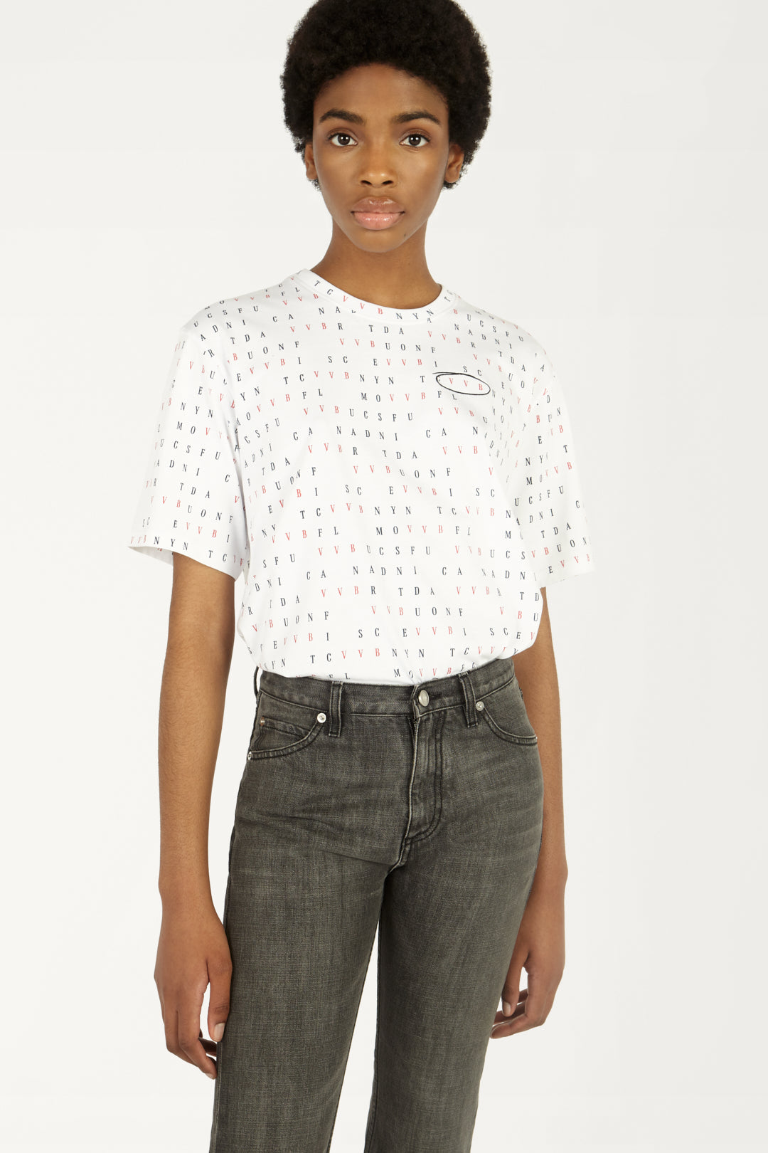 Word Search T-Shirt in White