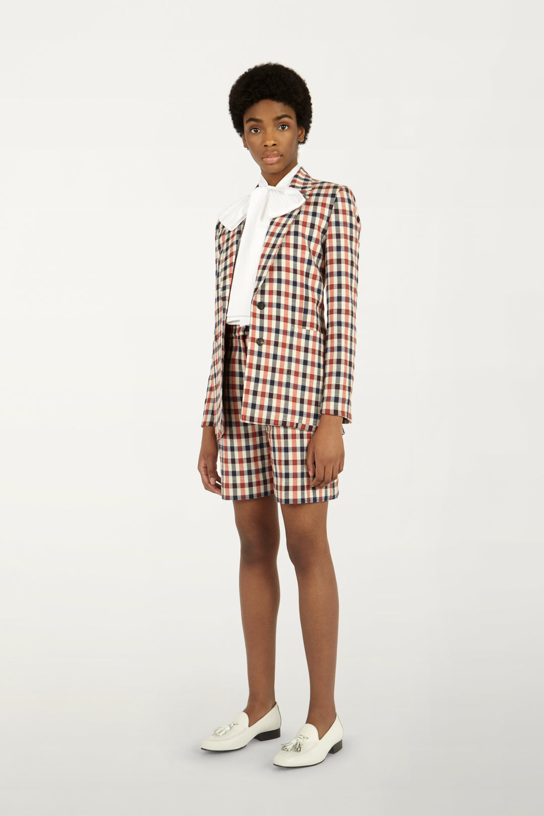 Patch Pocket Tailored Jacket in Panama Check
