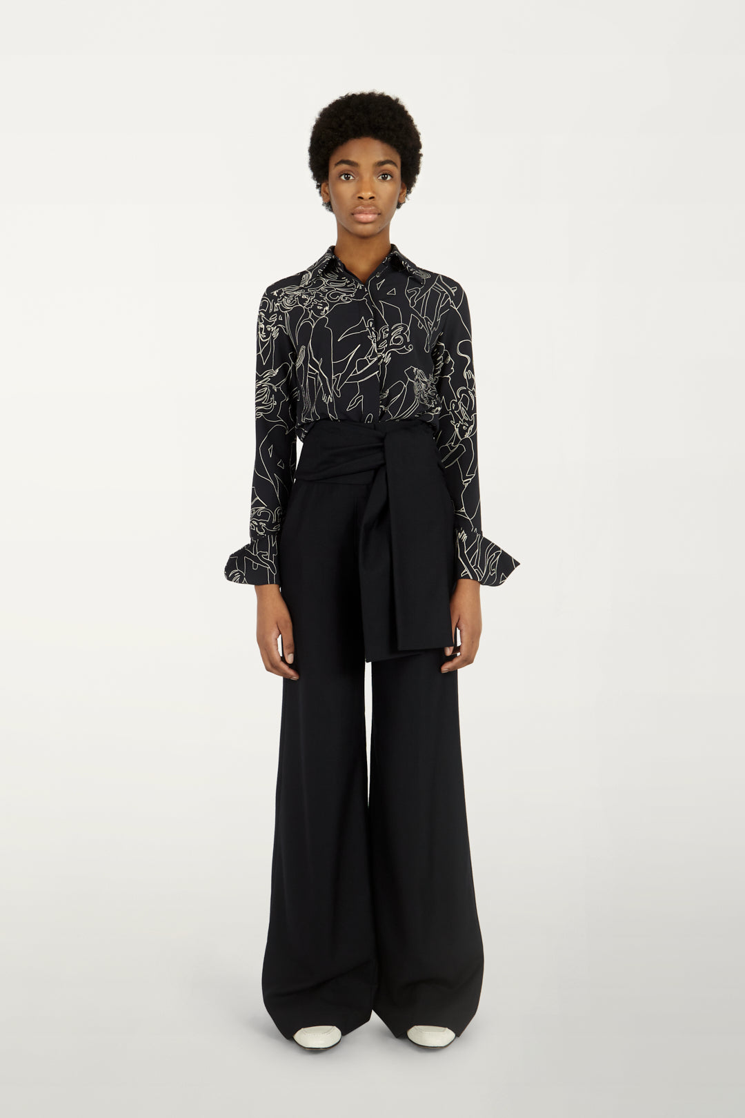 Slim-fit Shirt in Cabaret Print