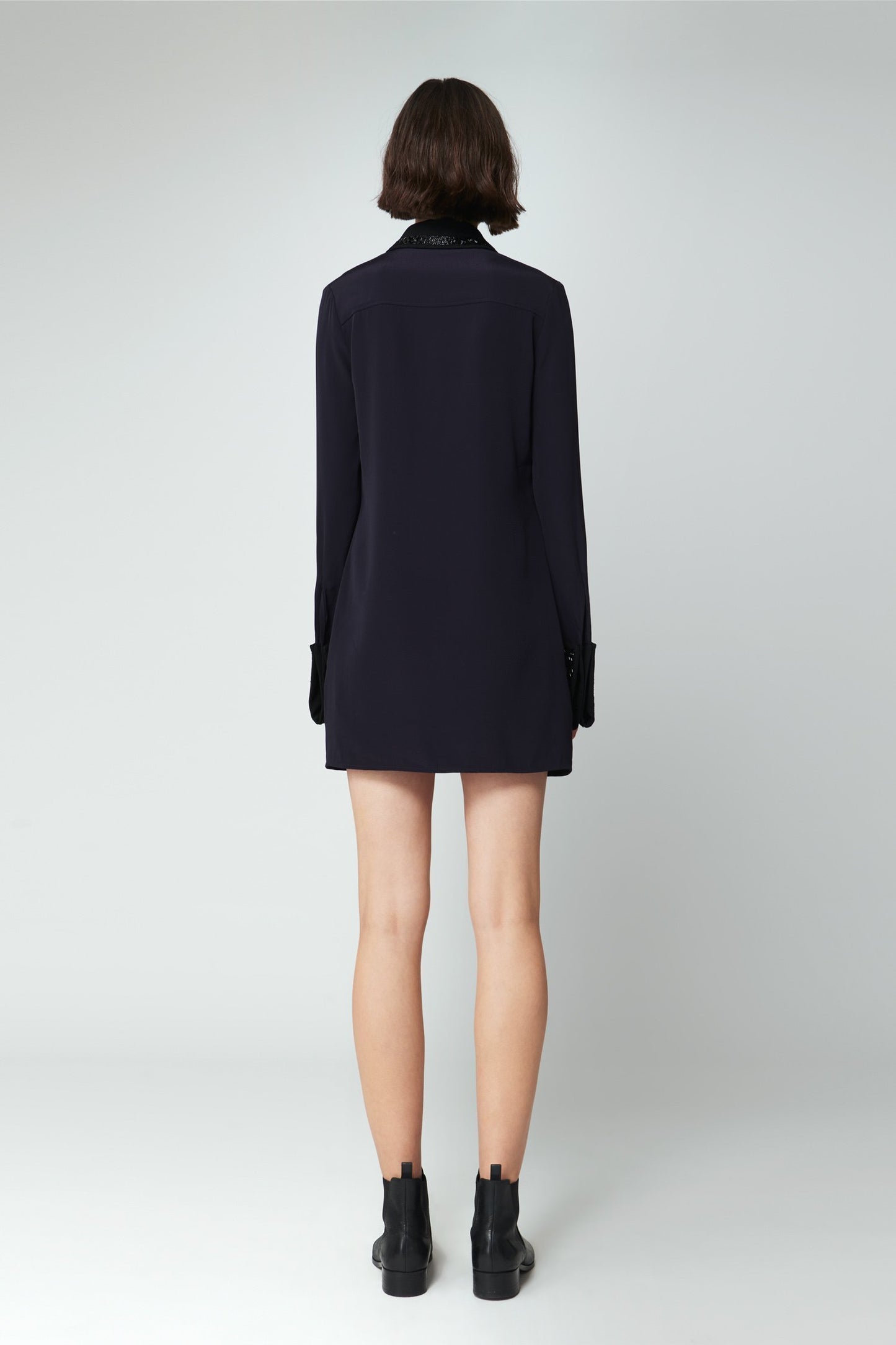 Beaded Collar Dress