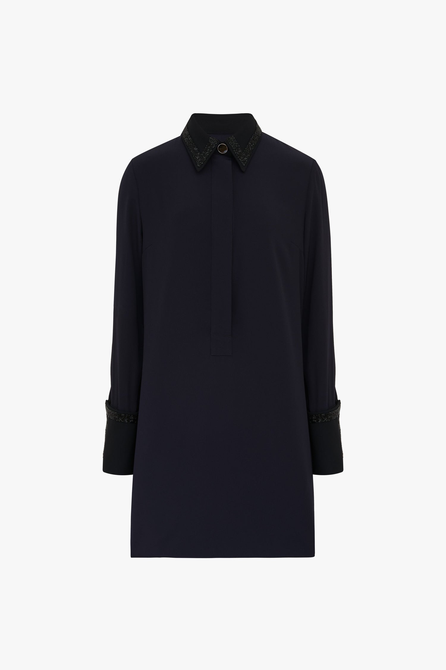 Beaded Collar Dress