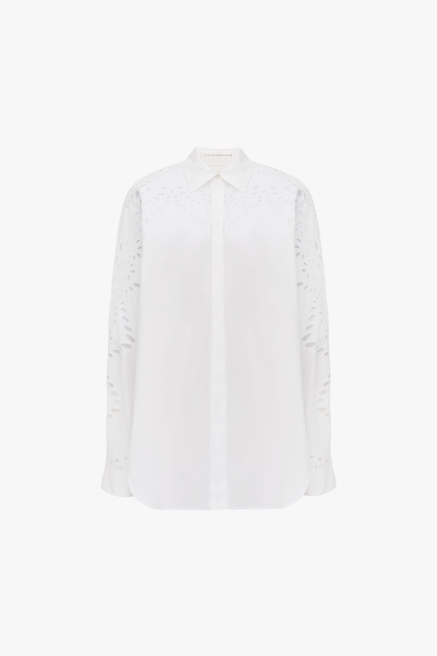 Broderie Anglaise Shirt in White