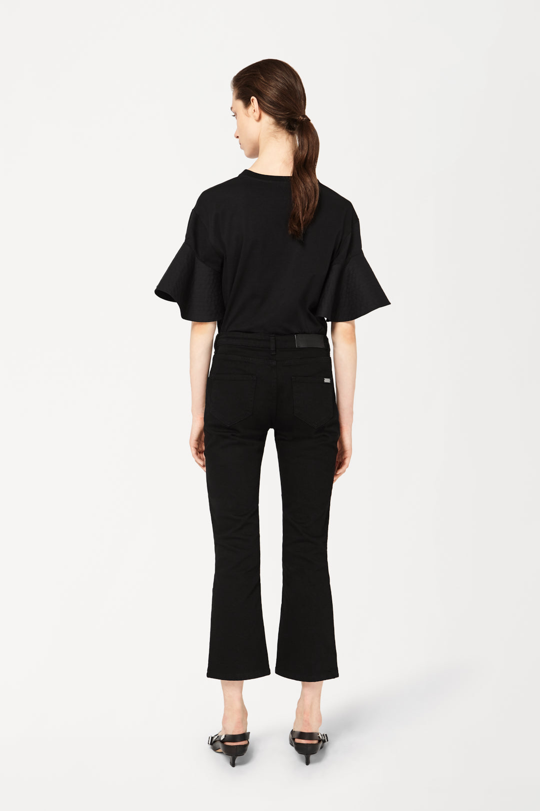 Kick Flare Jeans in Black