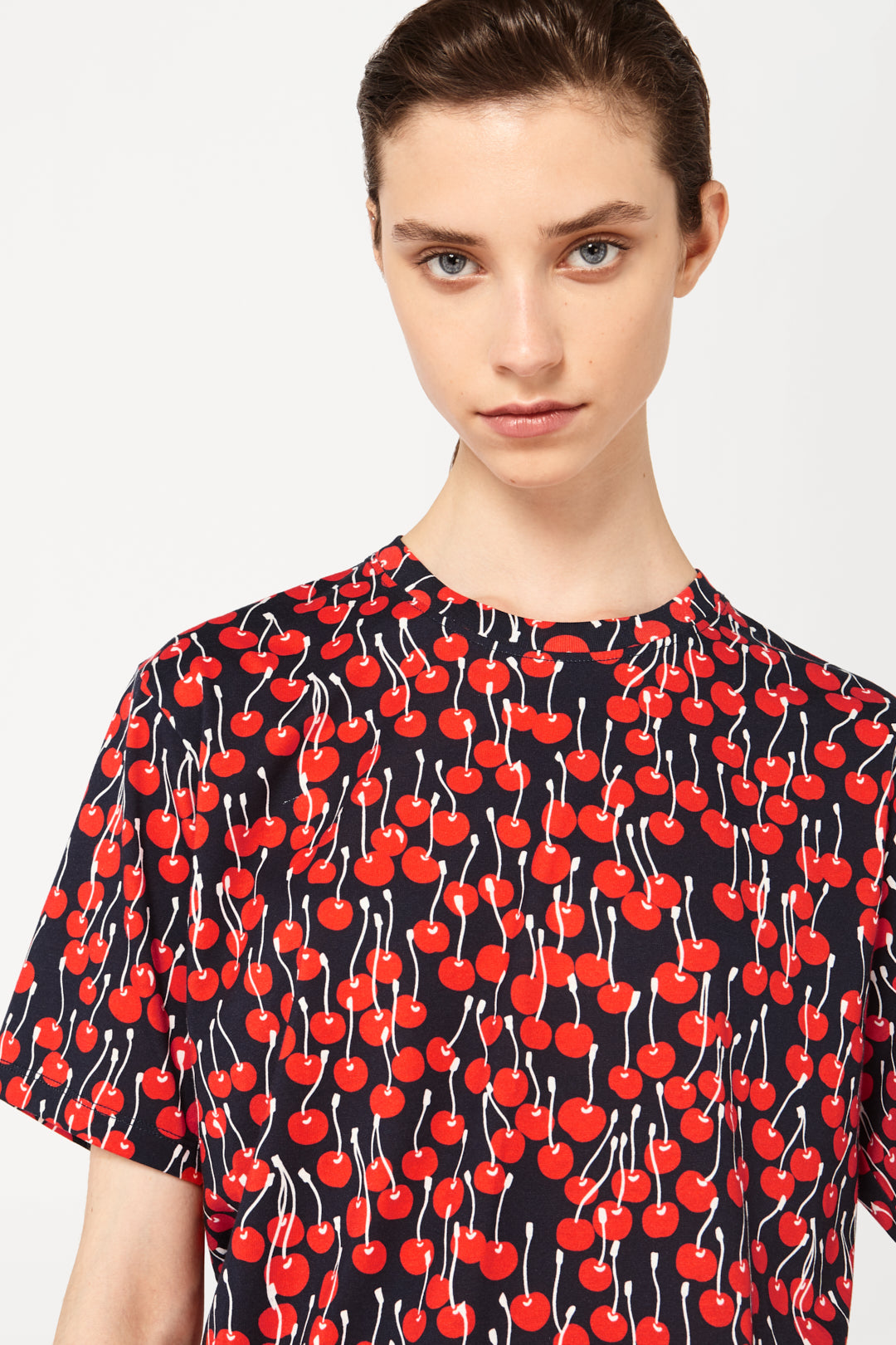 T-Shirt In Cherry Print