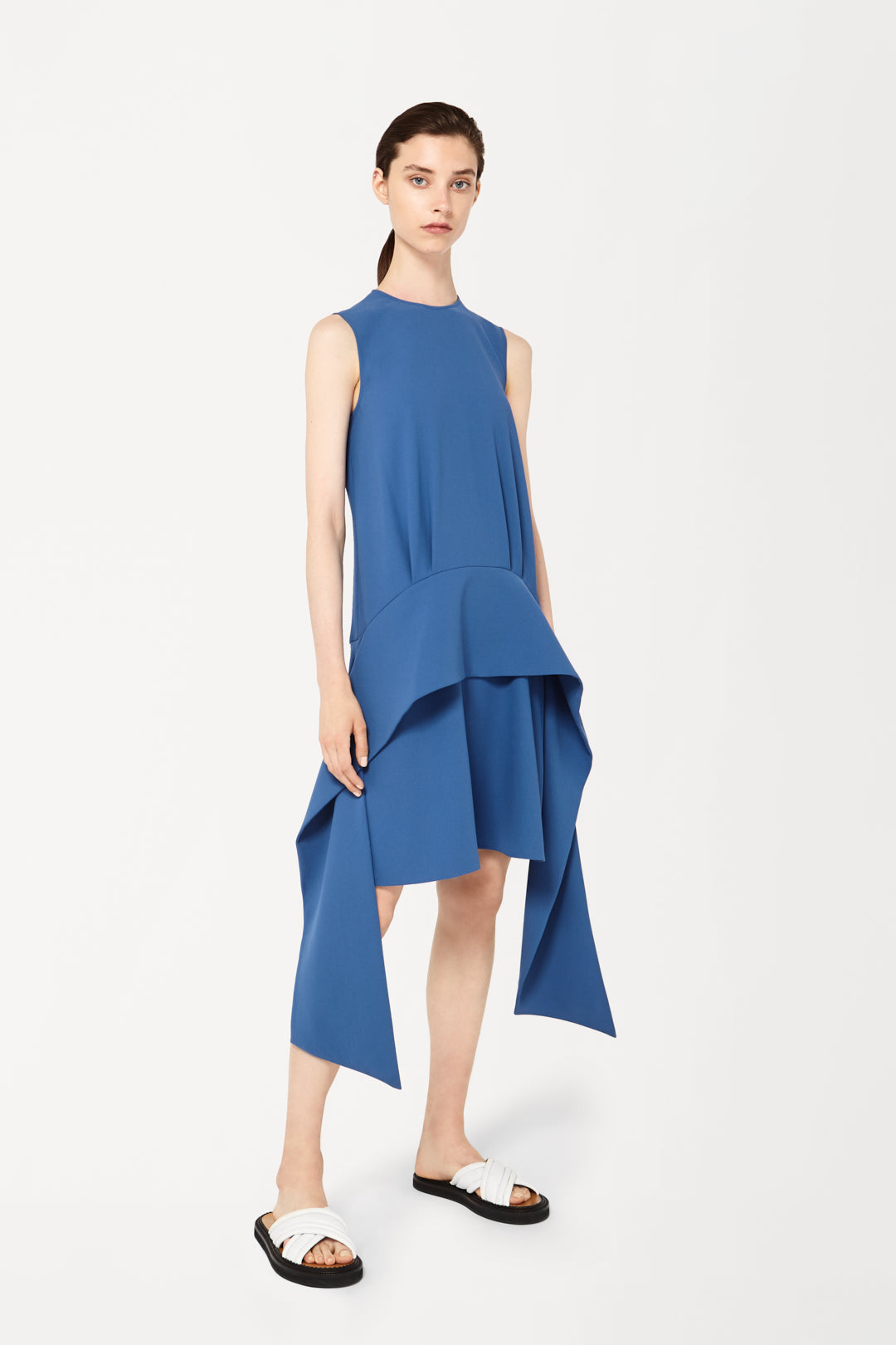 Scarf Dress in Blue