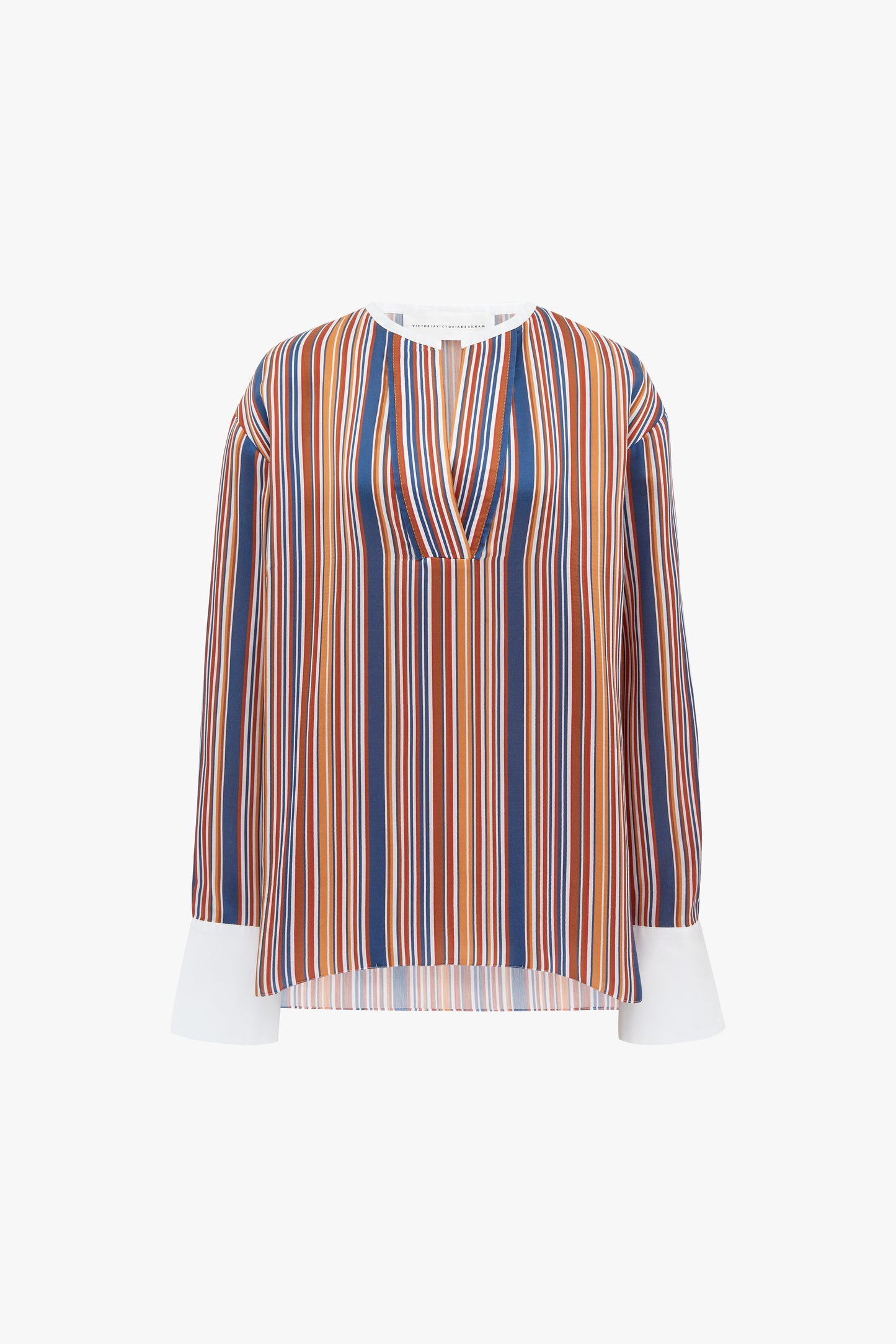 Popover Shirt in Multi Stripe