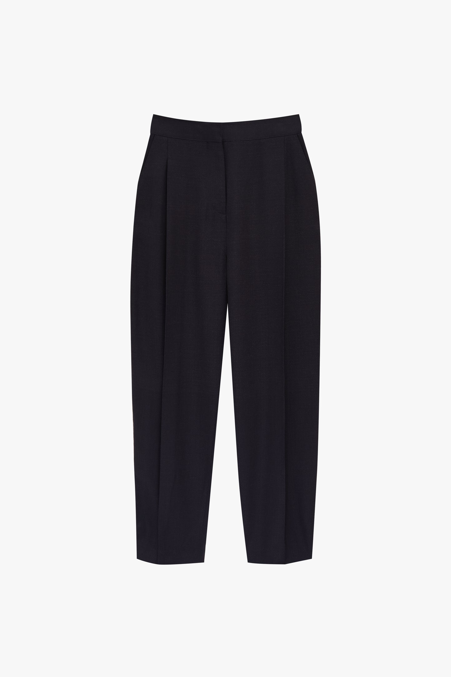Tapered Trousers in Navy