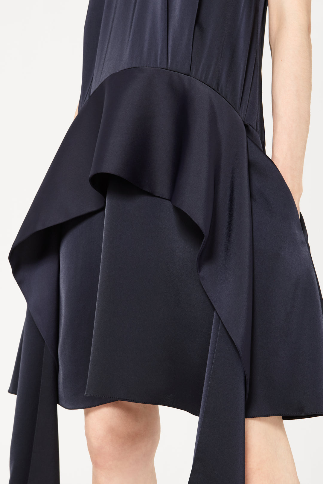 Scarf Dress in Navy